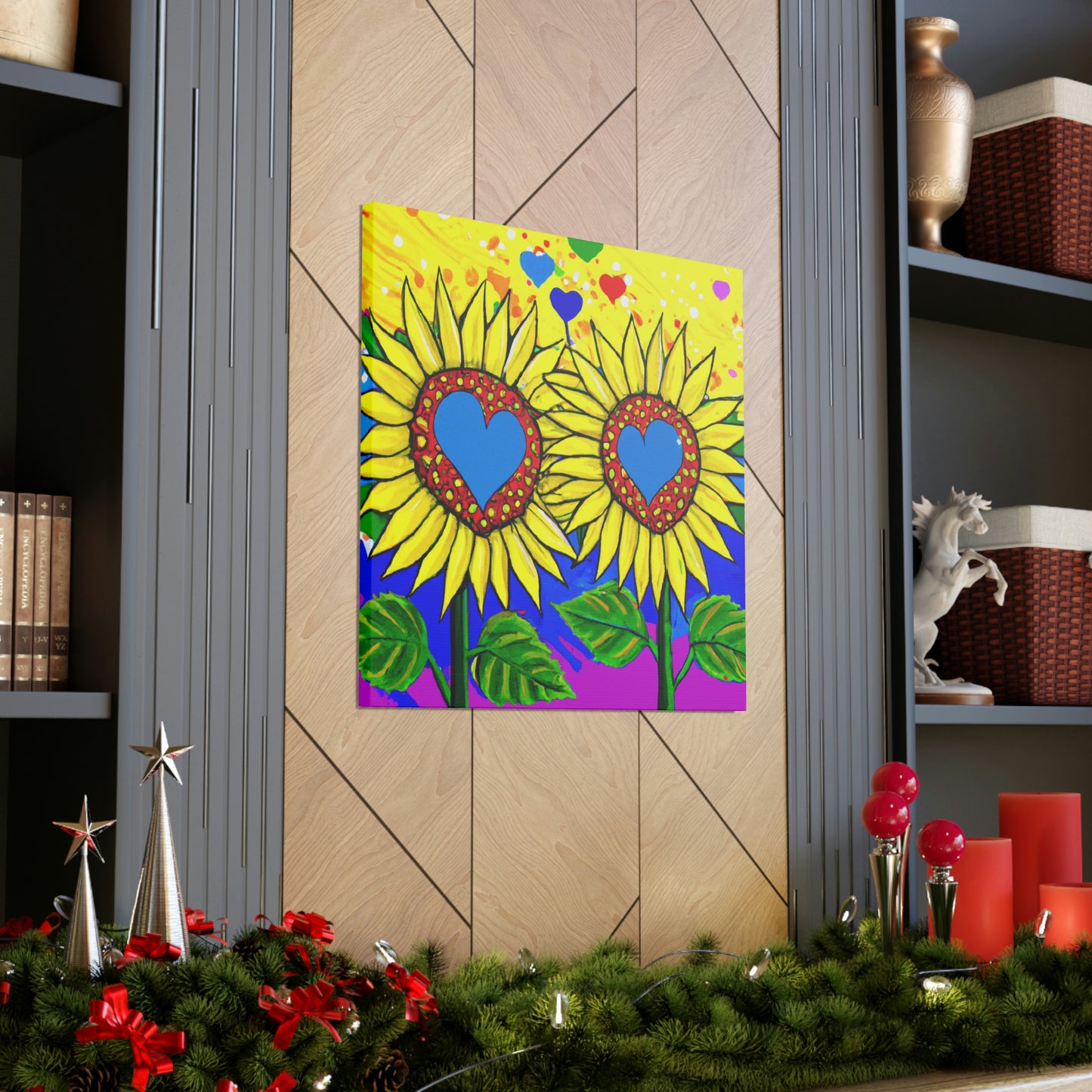 Love in Sunflowers - Canvas