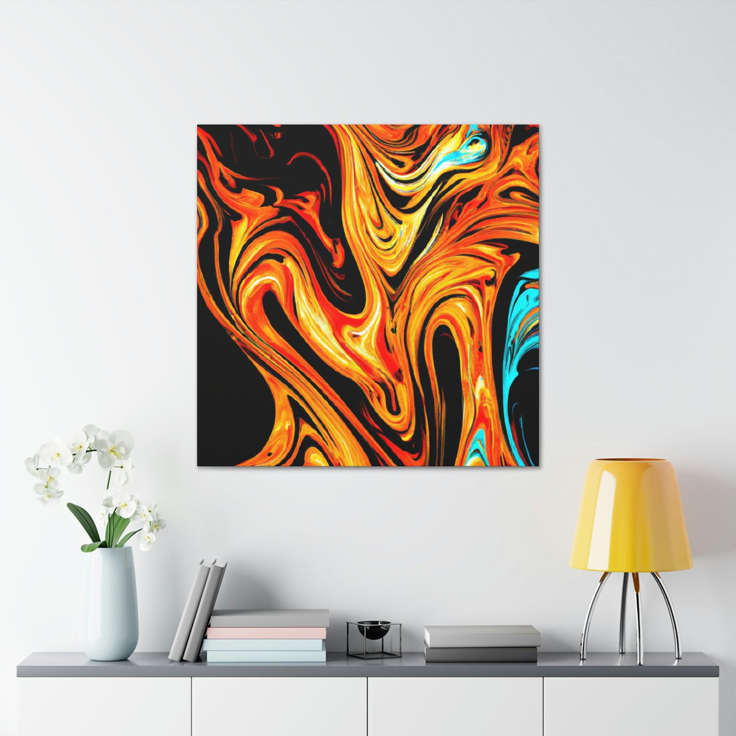 "Turbulent Cosmic Tides" - Canvas