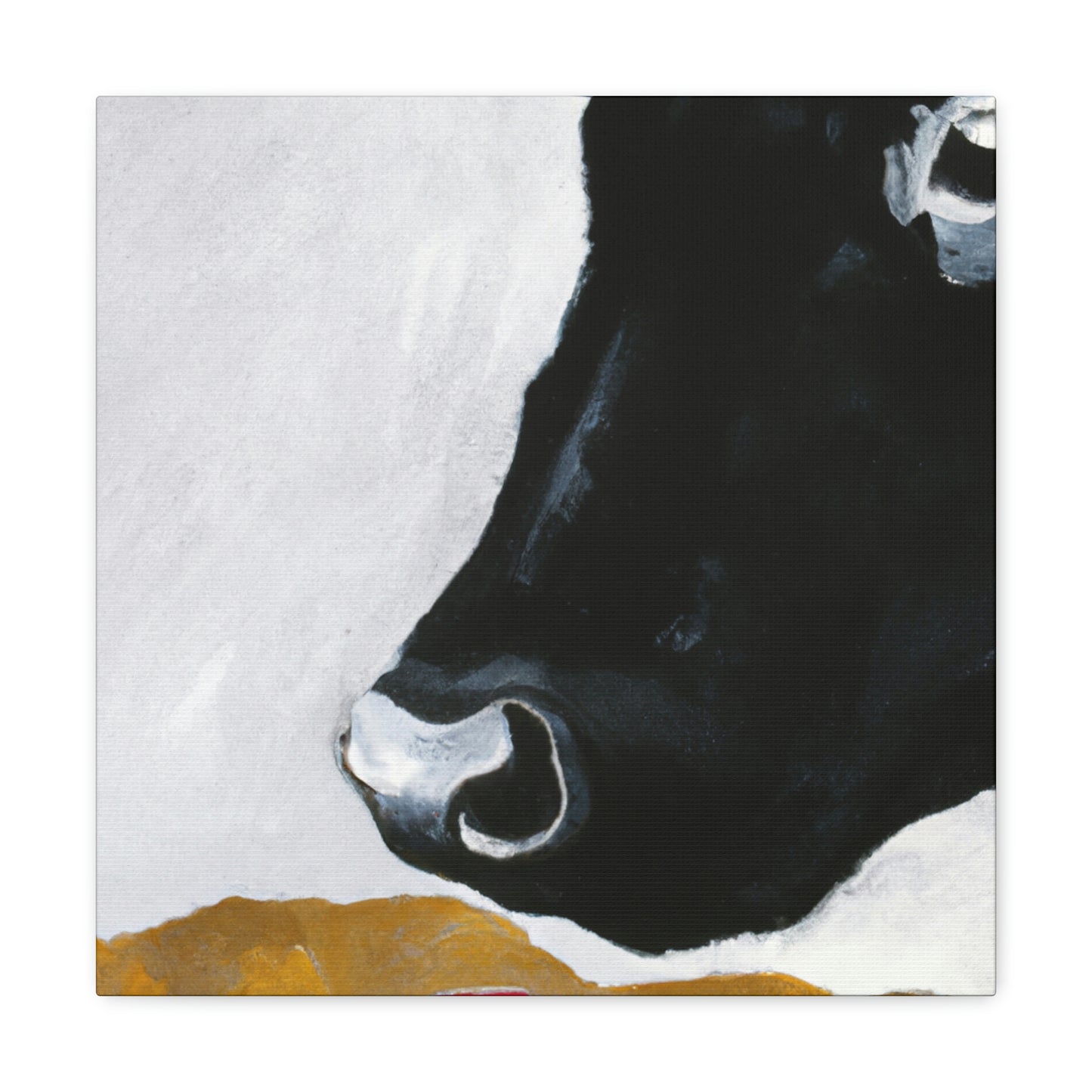 "Black Angus Simplicity" - Canvas