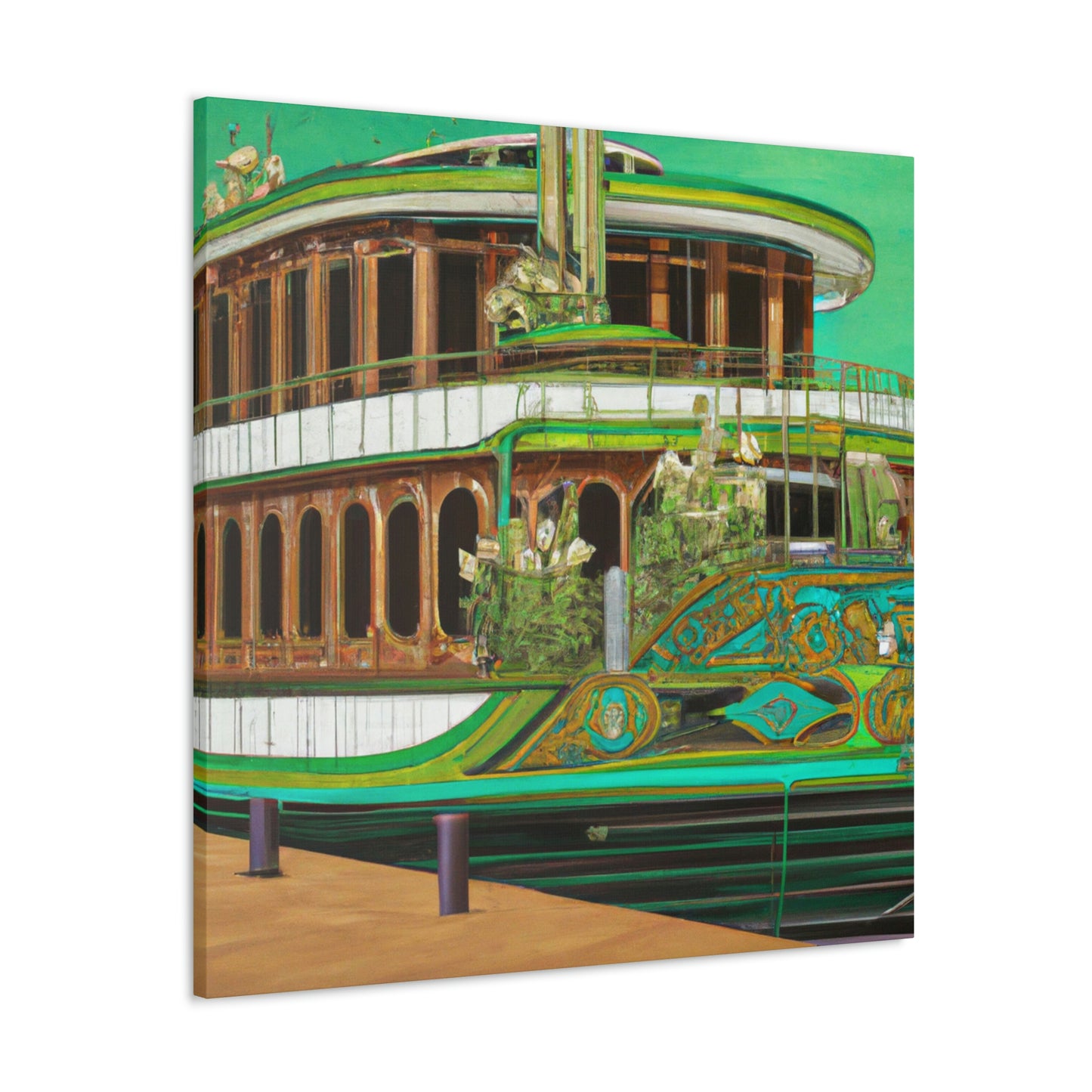 "1920s Pontoon Regatta" - Canvas