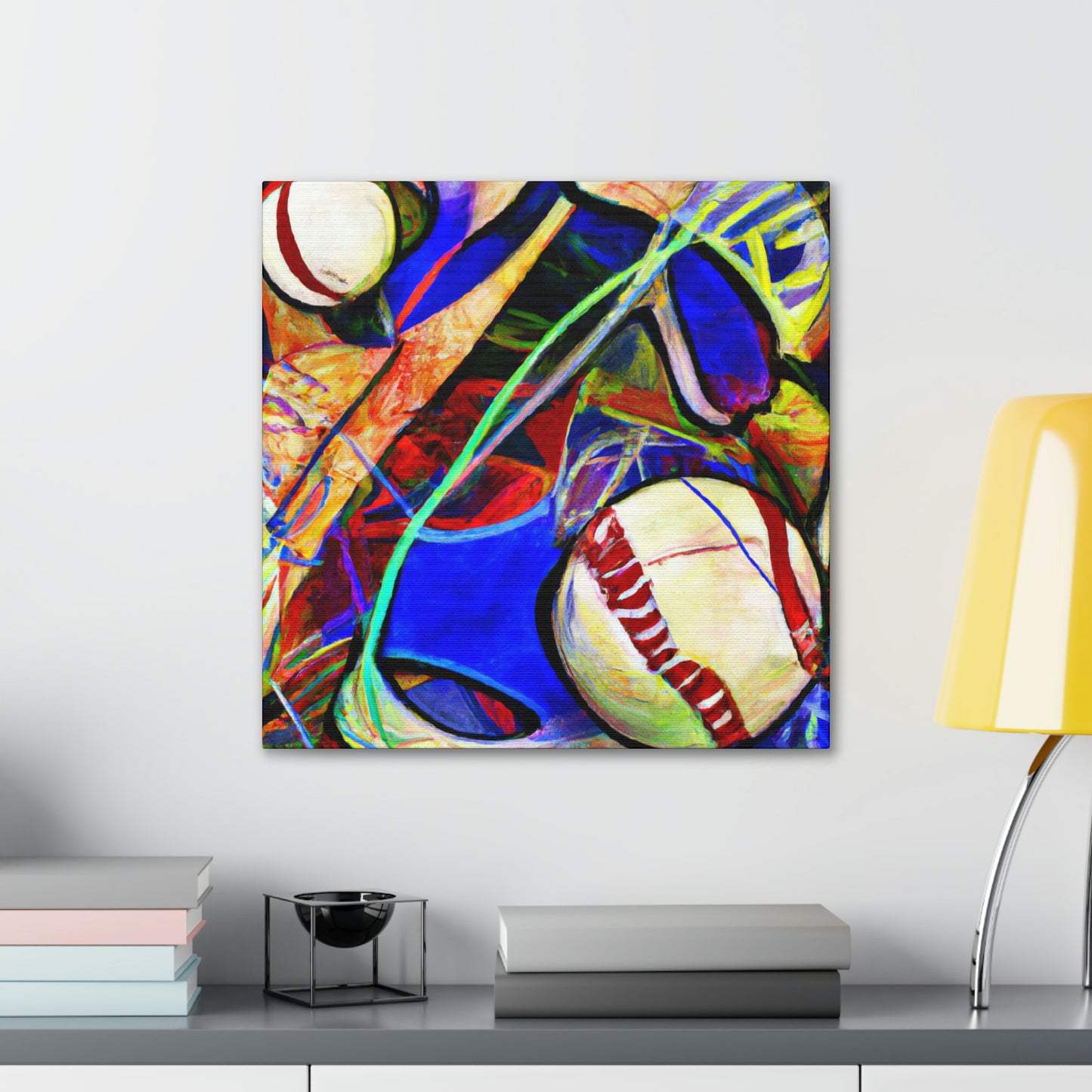 "Baseball: Expressionist Vision" - Canvas