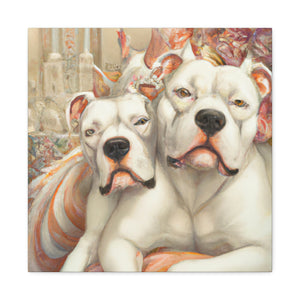 "American Bulldog Glamour". - Canvas