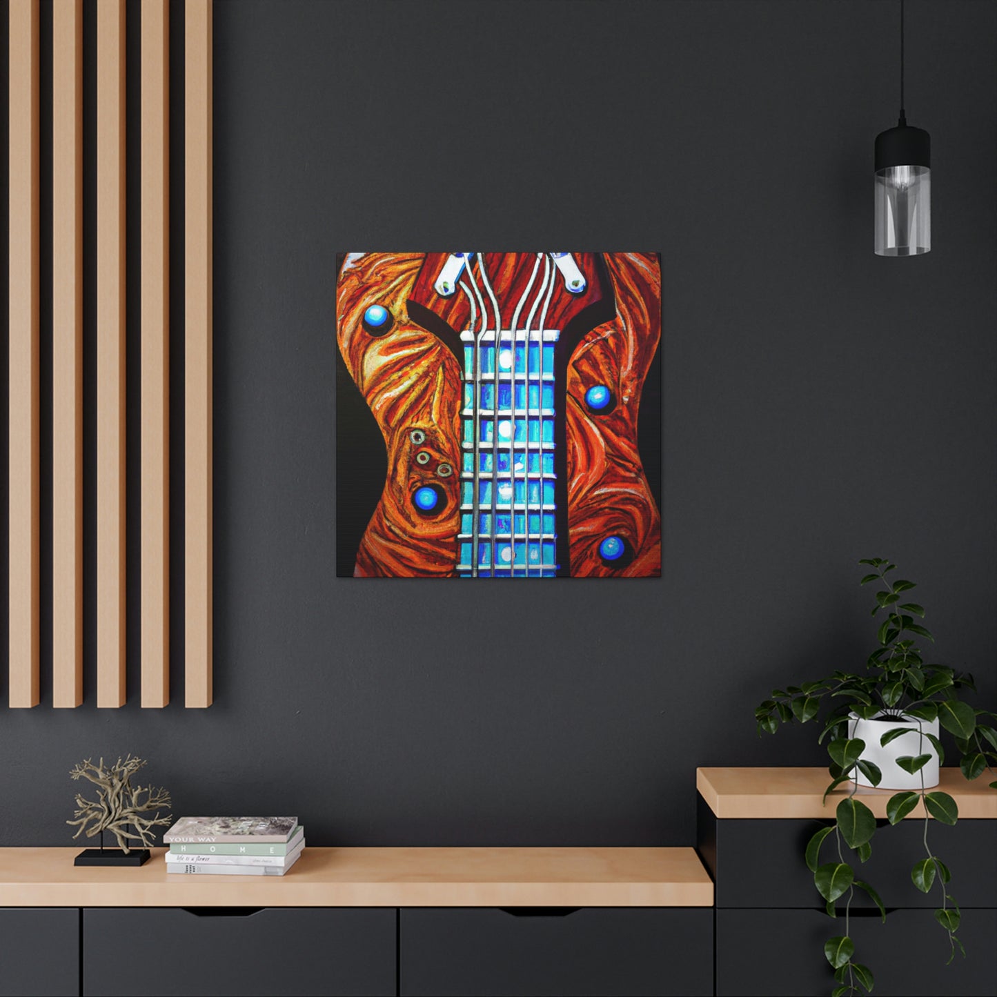 "Guitar Resonance Dreaming" - Canvas