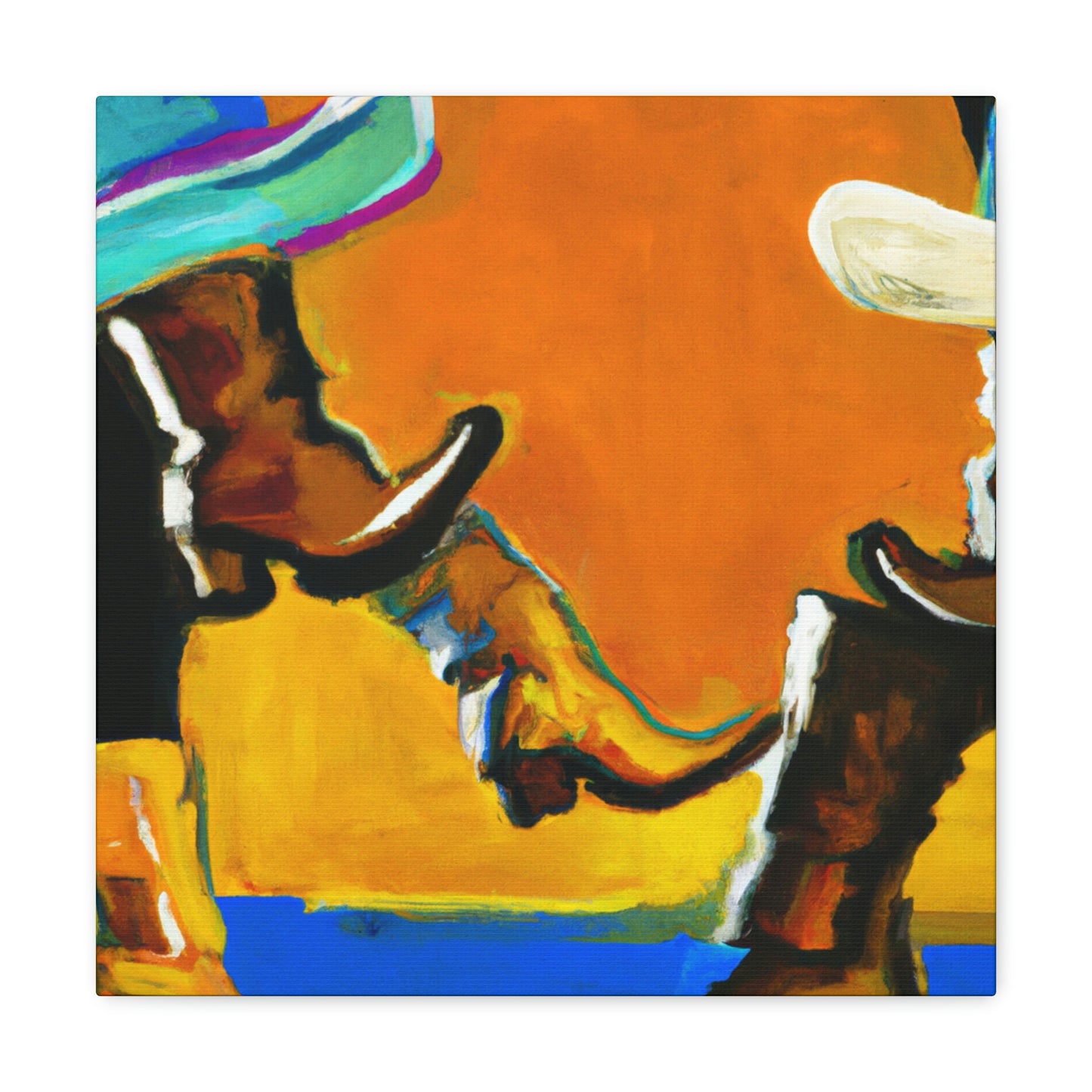 "Boots of Post-Impressionism" - Canvas