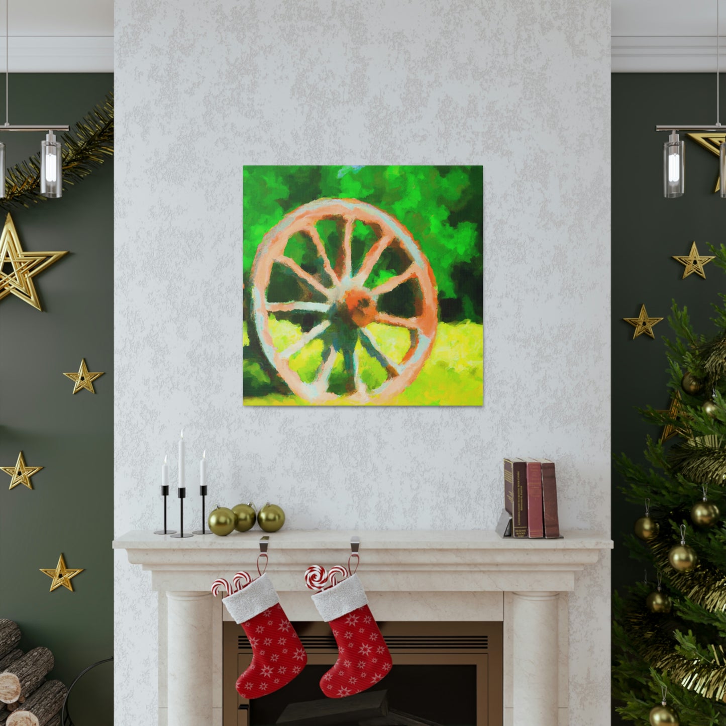 "Wheels of Fortune" - Canvas