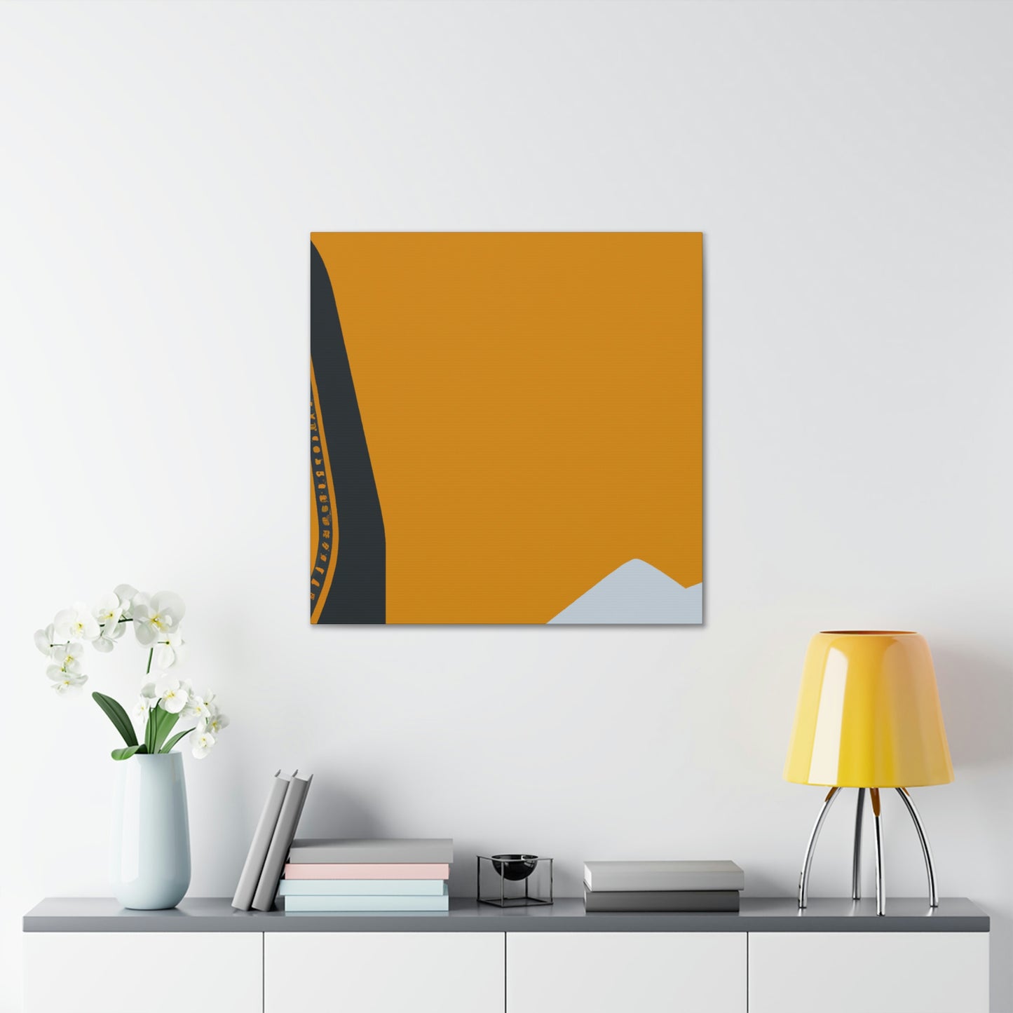 "Harp of Minimalism" - Canvas