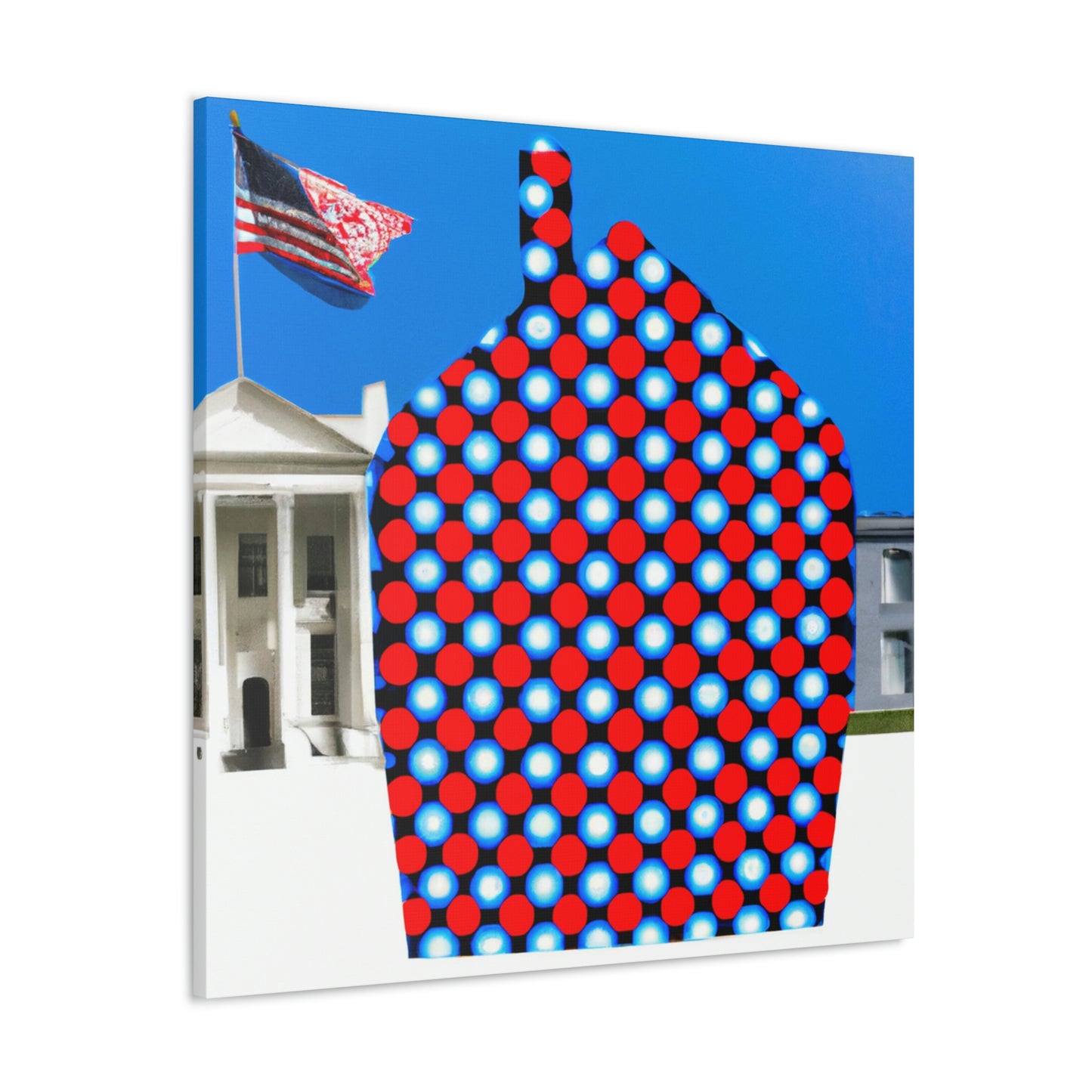 "White House Surreal Dream" - Canvas