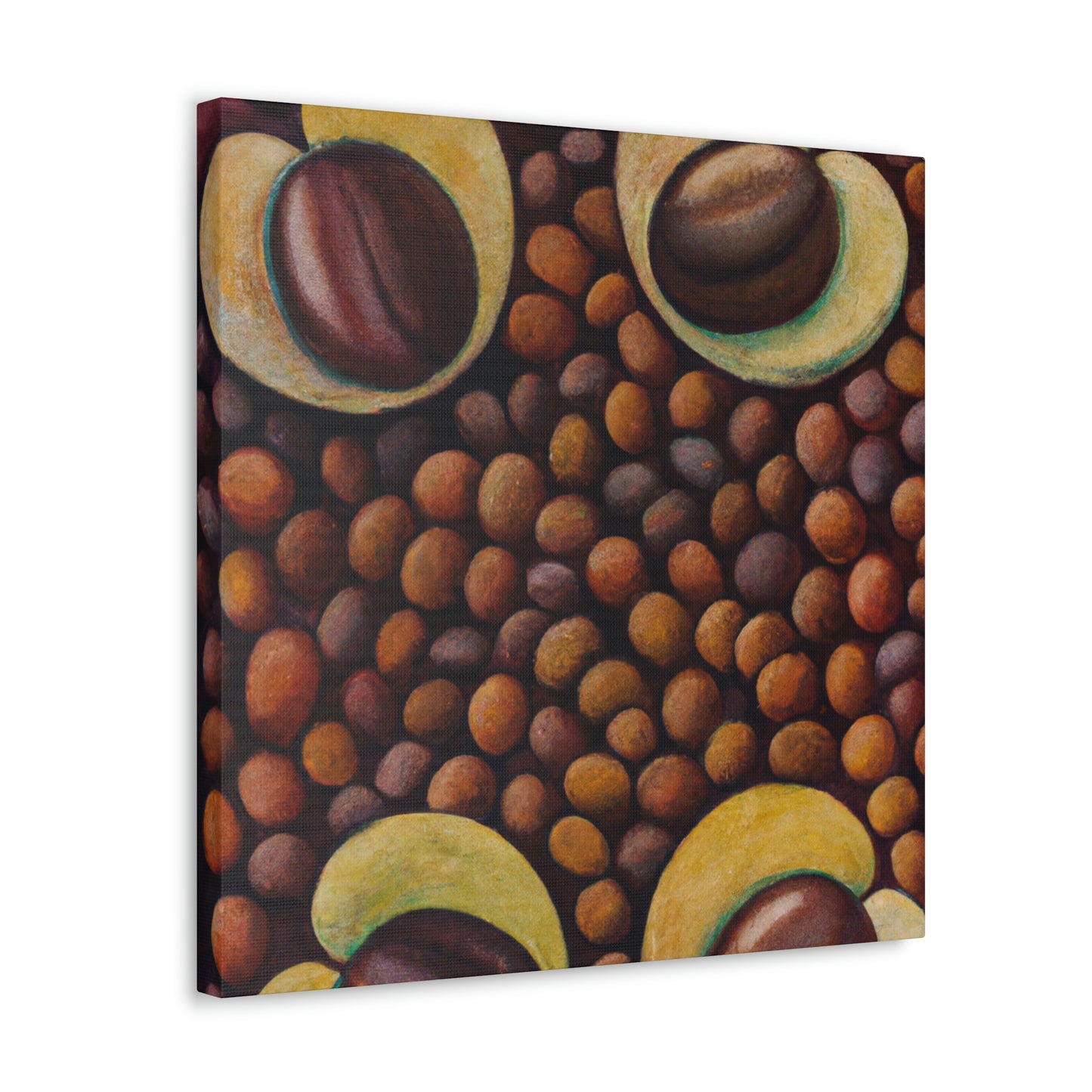 "Coffee Bean Harvesting" - Canvas