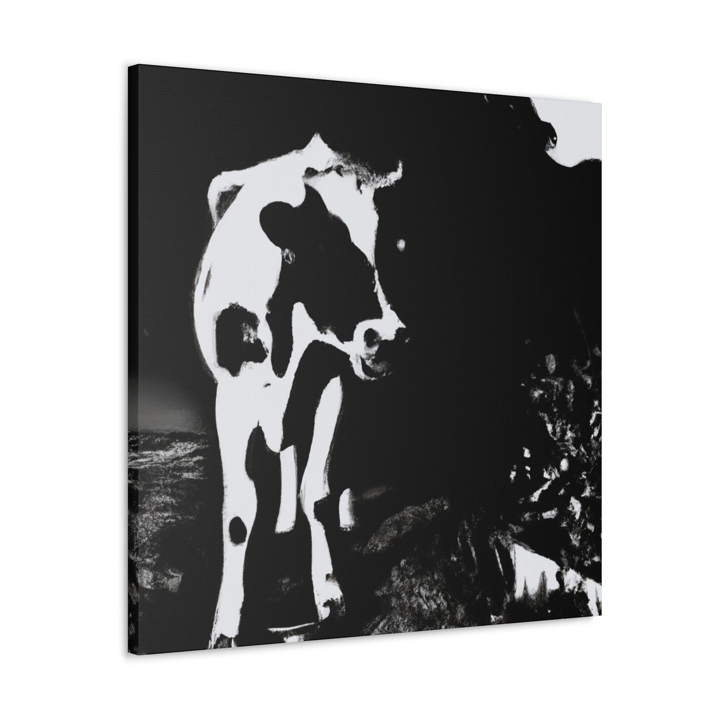 Milking the Contentment - Canvas