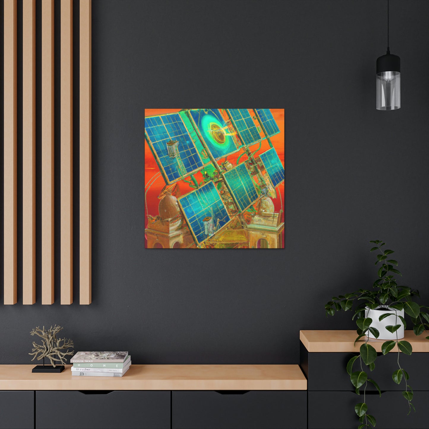 "Electrifying Solar Panel" - Canvas