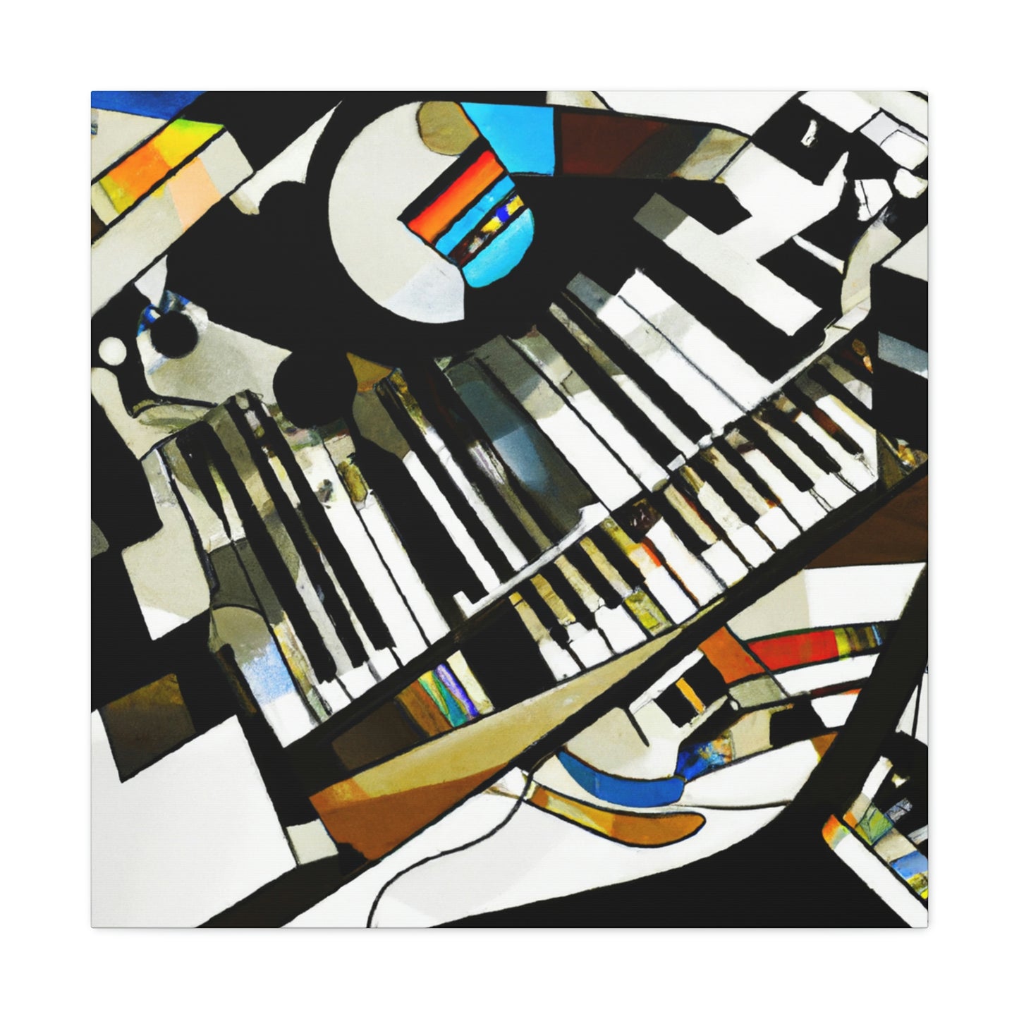 "Piano Sonata in Blue" - Canvas