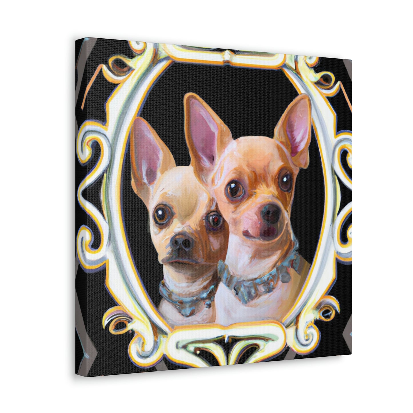 "Chihuahua Deco Dream" - Canvas