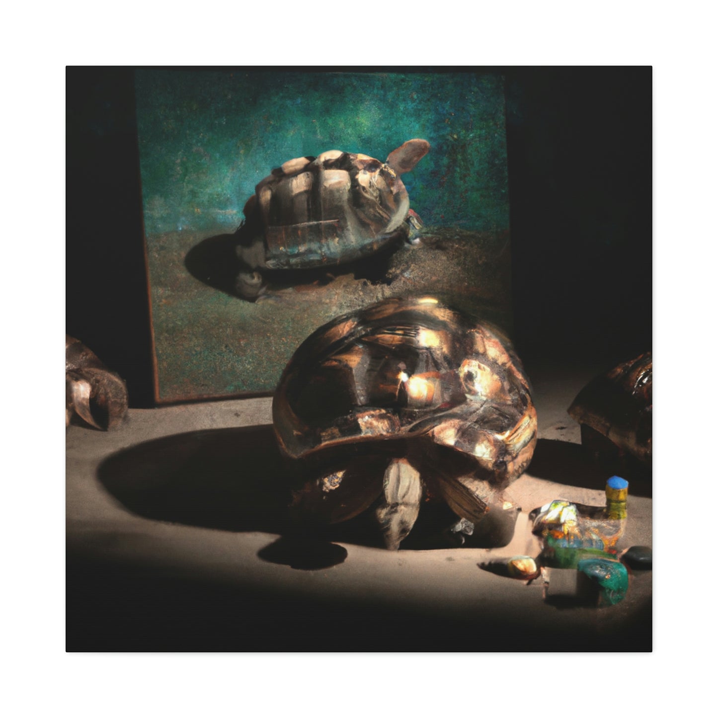 Tortoise in Surreality - Canvas