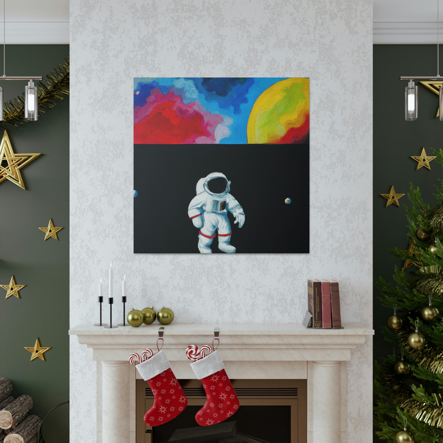 "Astronaut in Starlight" - Canvas