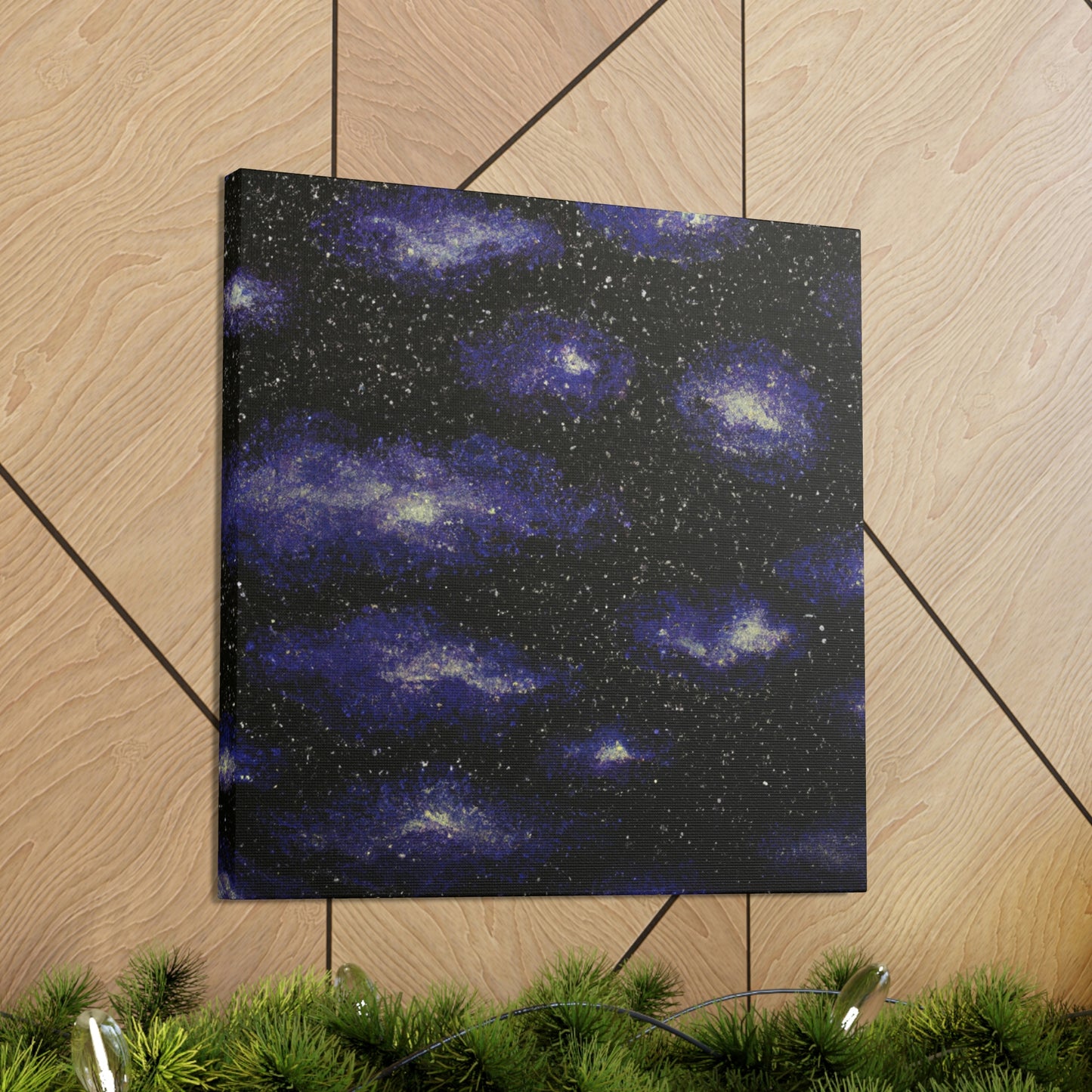 Nebula in Pointillism - Canvas