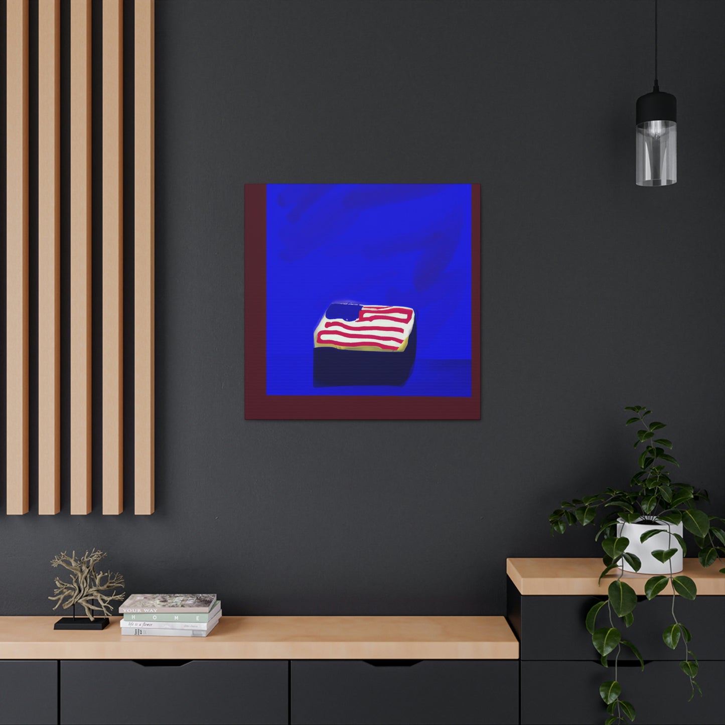 Red, White, Blue. - Canvas