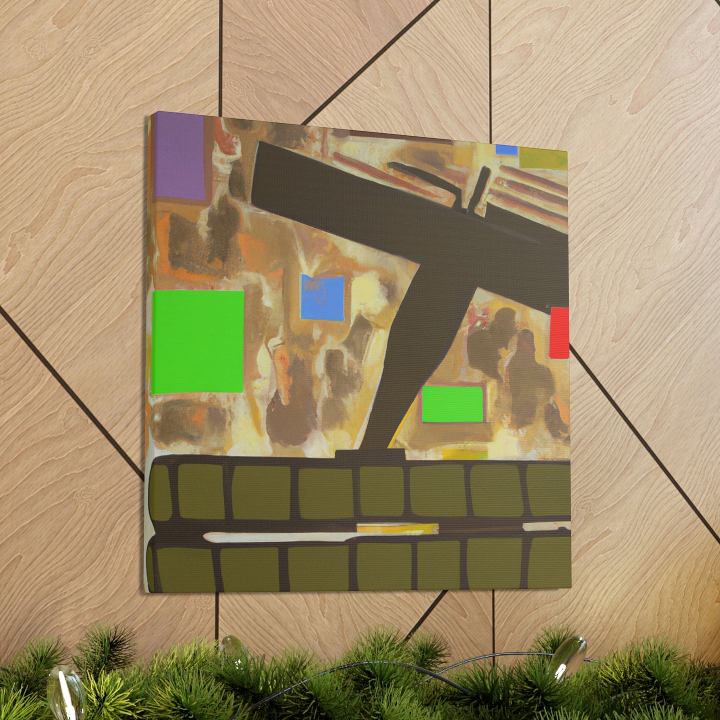 Gun-Fired Abstract Vision - Canvas