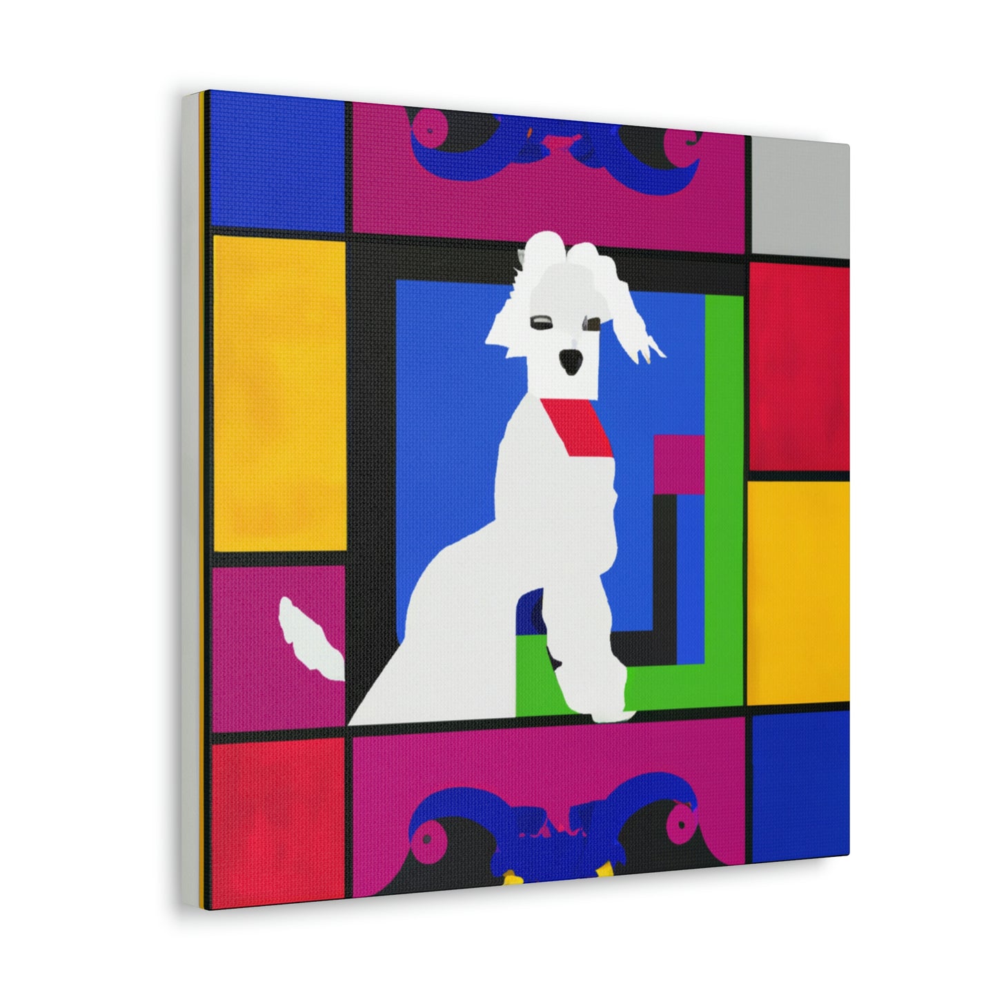 Maltese Puppy Portrait - Canvas