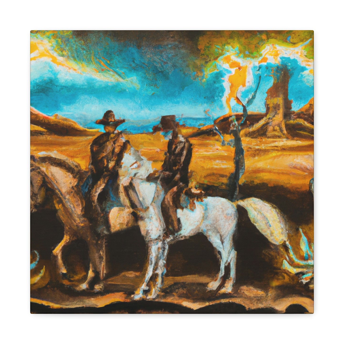 "Delightful Western Landscape" - Canvas