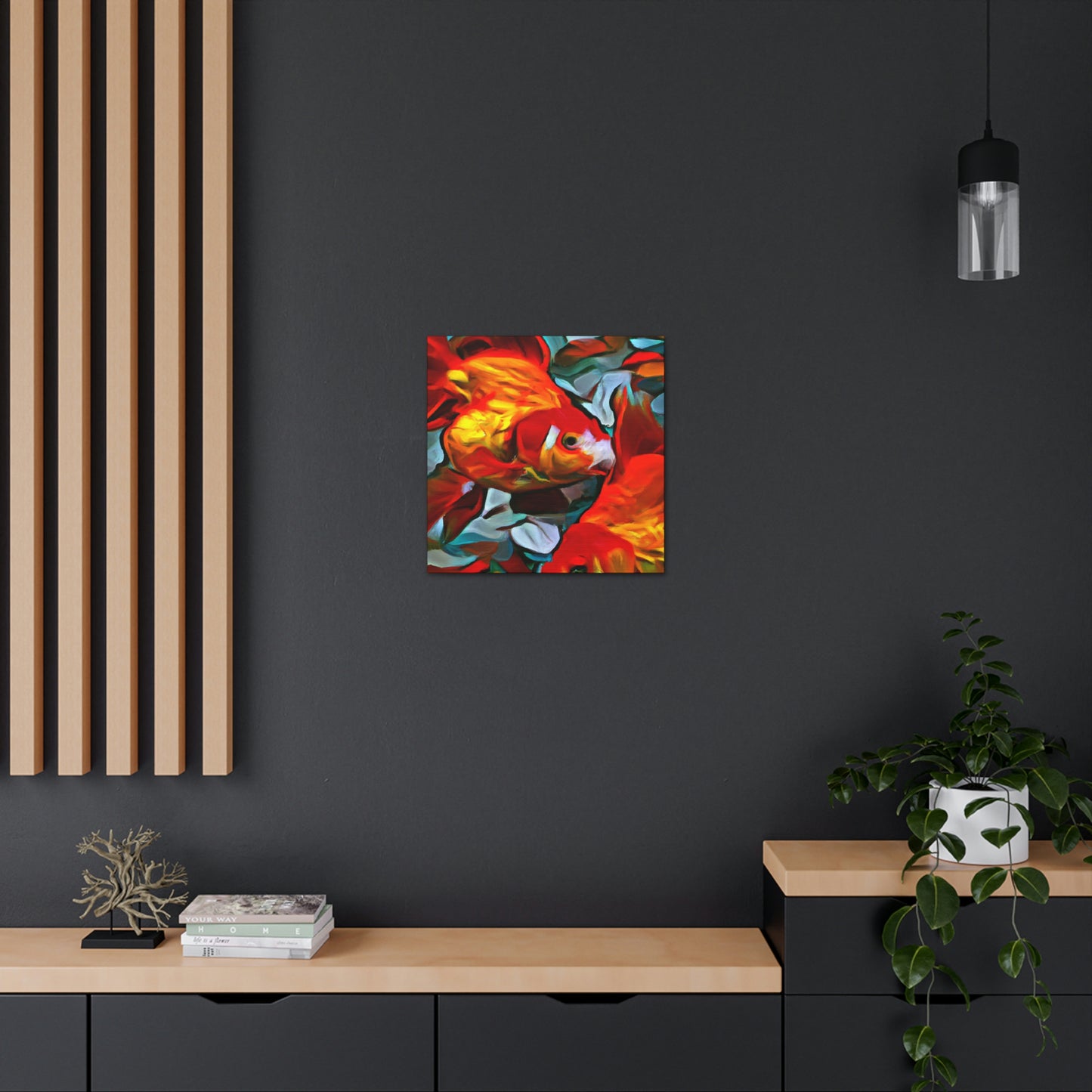 Golden Fish Dreaming - Canvas