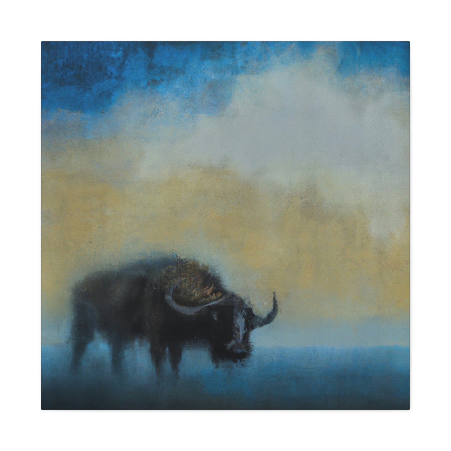 "Buffalo in Steampunk Age" - Canvas