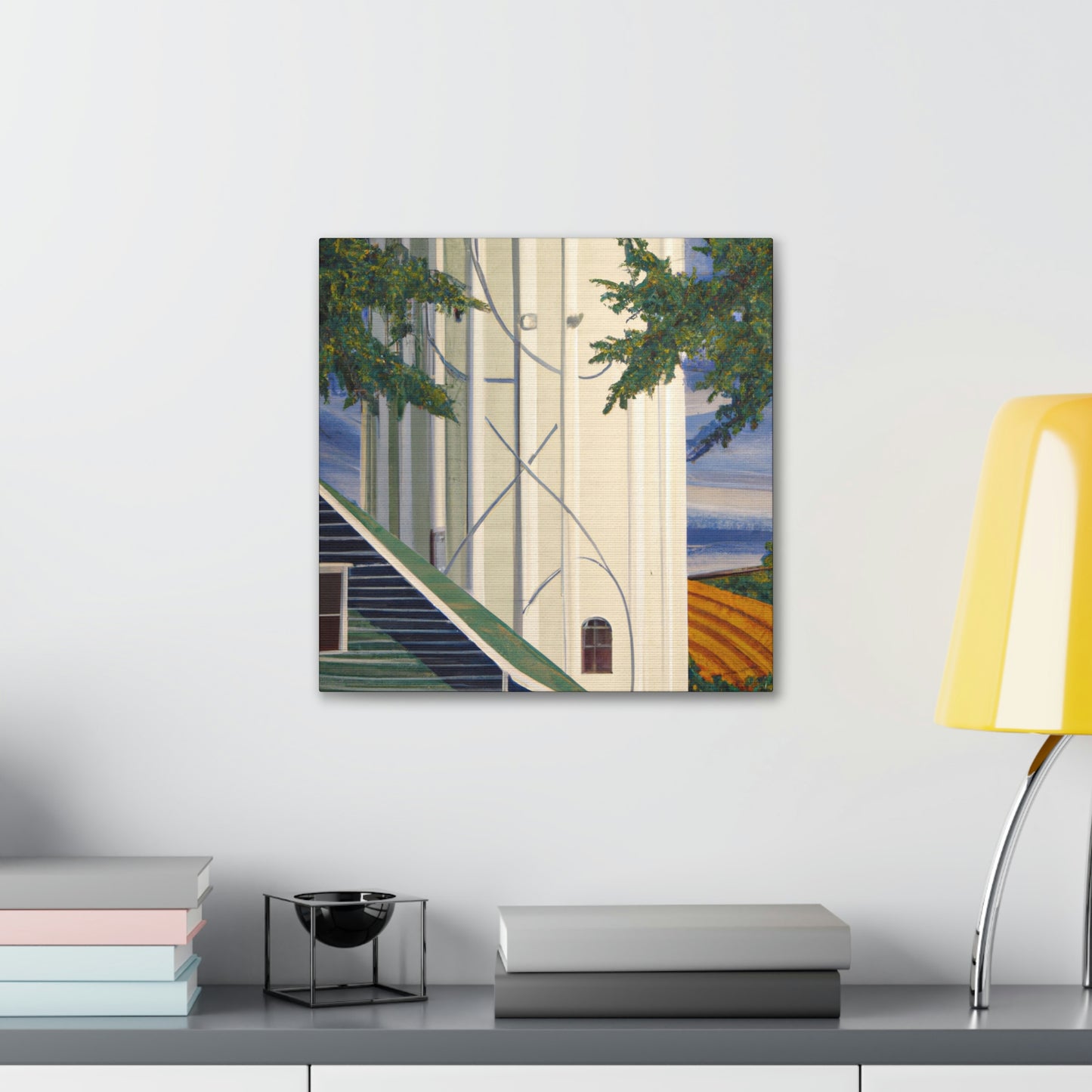 "Silo's Rustic Beauty" - Canvas