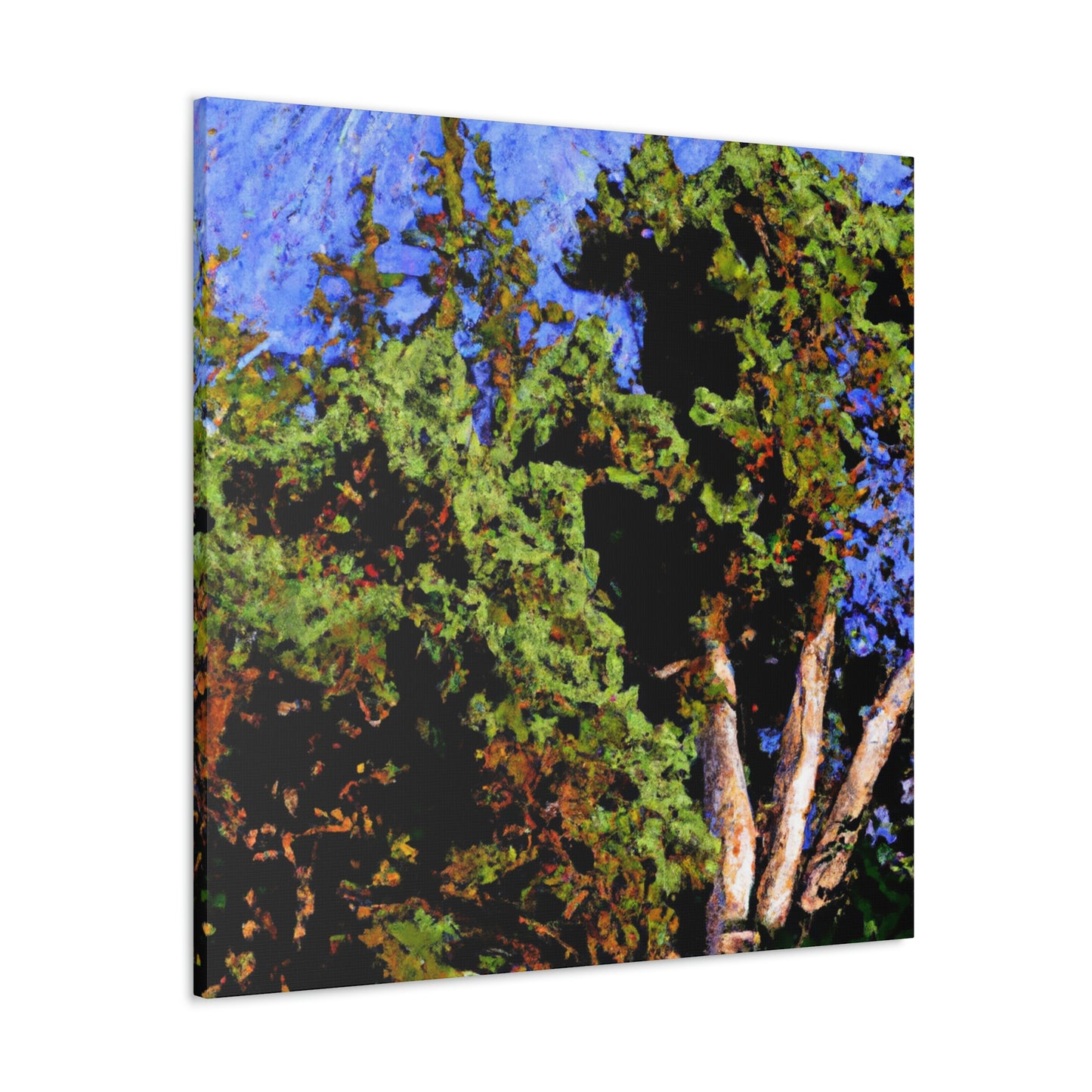 "Cedar Tree Expressionism" - Canvas