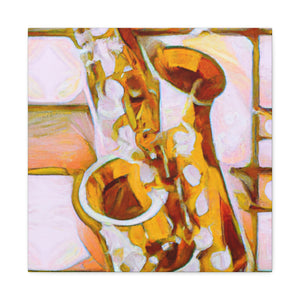 Saxophone's Artistic Soul - Canvas