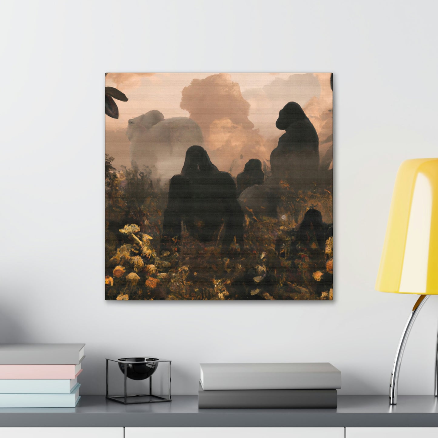 Gorilla in Gilded Frame - Canvas