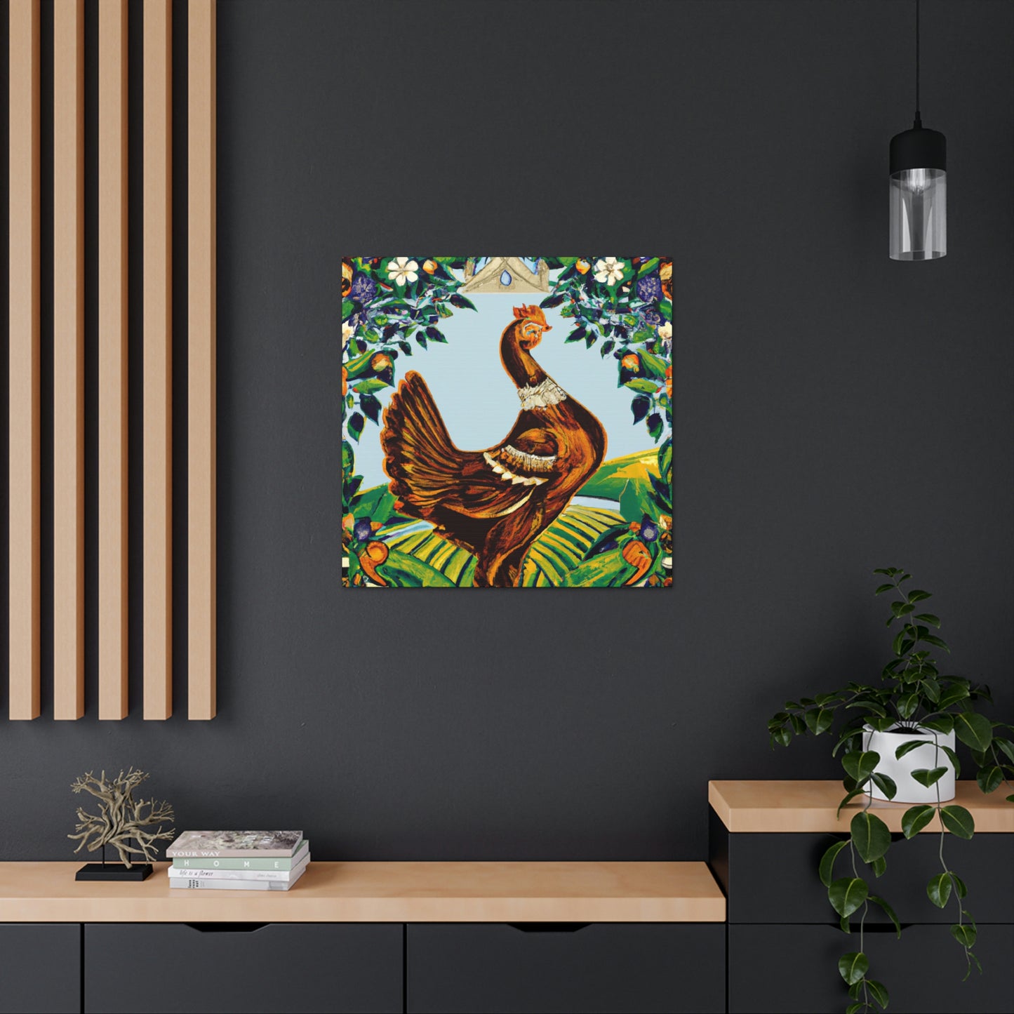 Hen at Dawn Goddess - Canvas