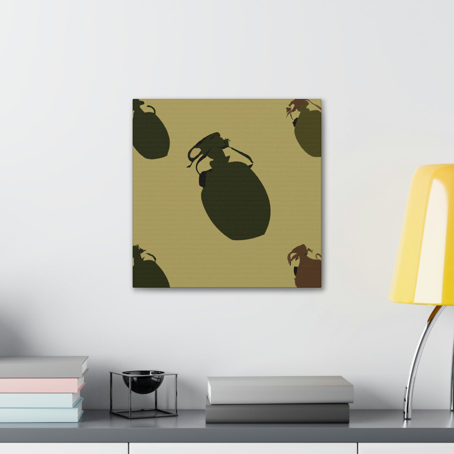 Grenades: Minimalist Art - Canvas