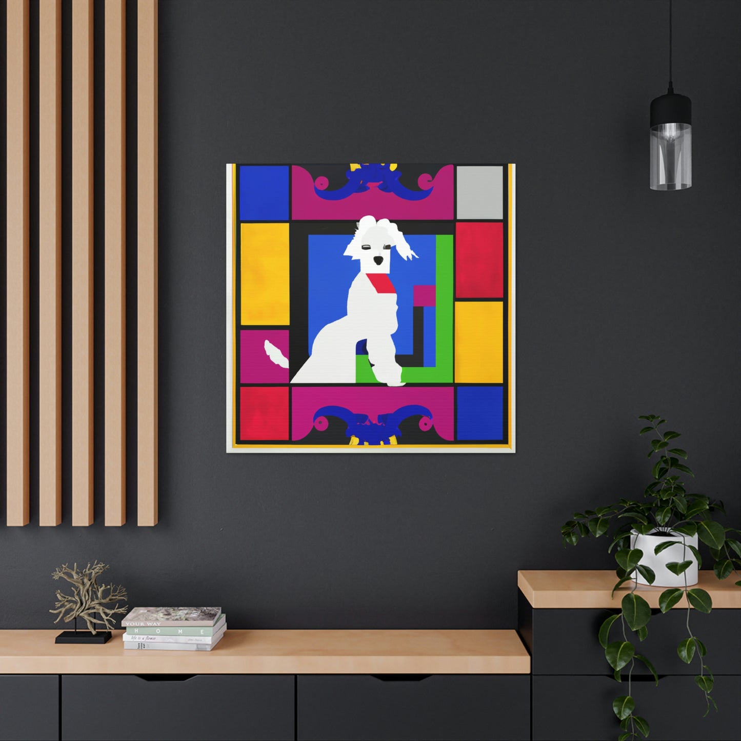 Maltese Puppy Portrait - Canvas