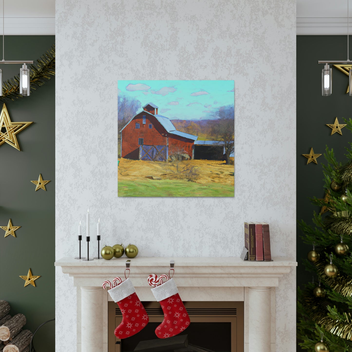 "Barn in the Countryside" - Canvas