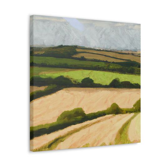 Harvesting the Fields - Canvas