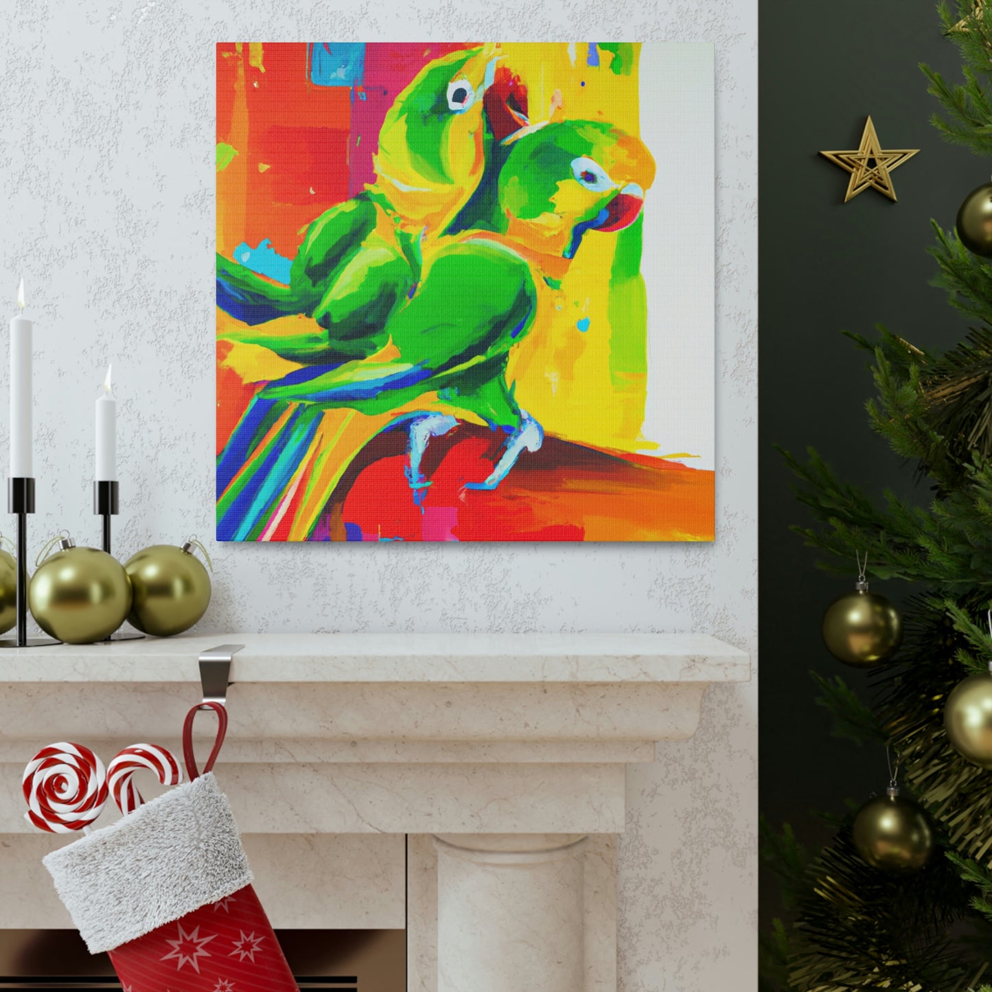 Conures in Simplicity - Canvas