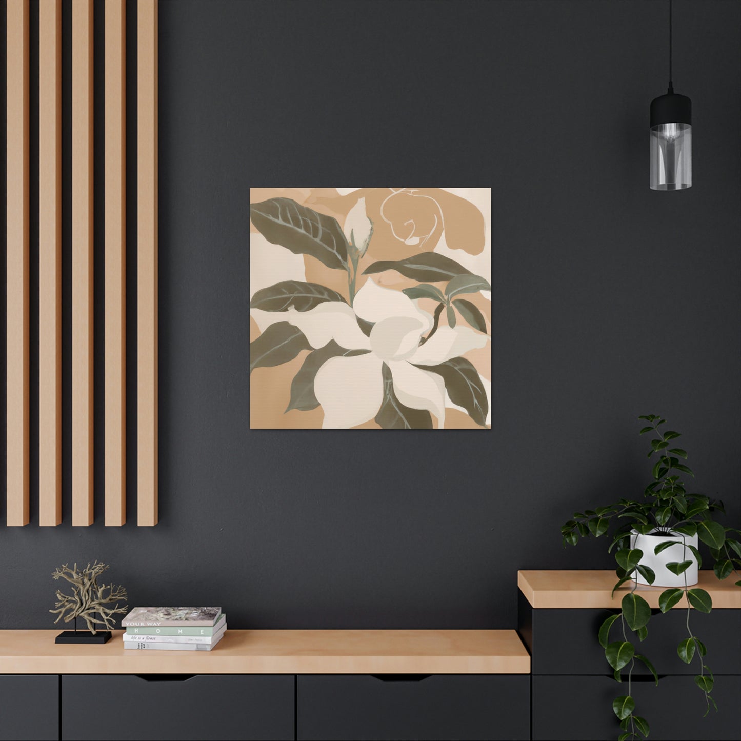 "Gardenia Perfumed Petals" - Canvas