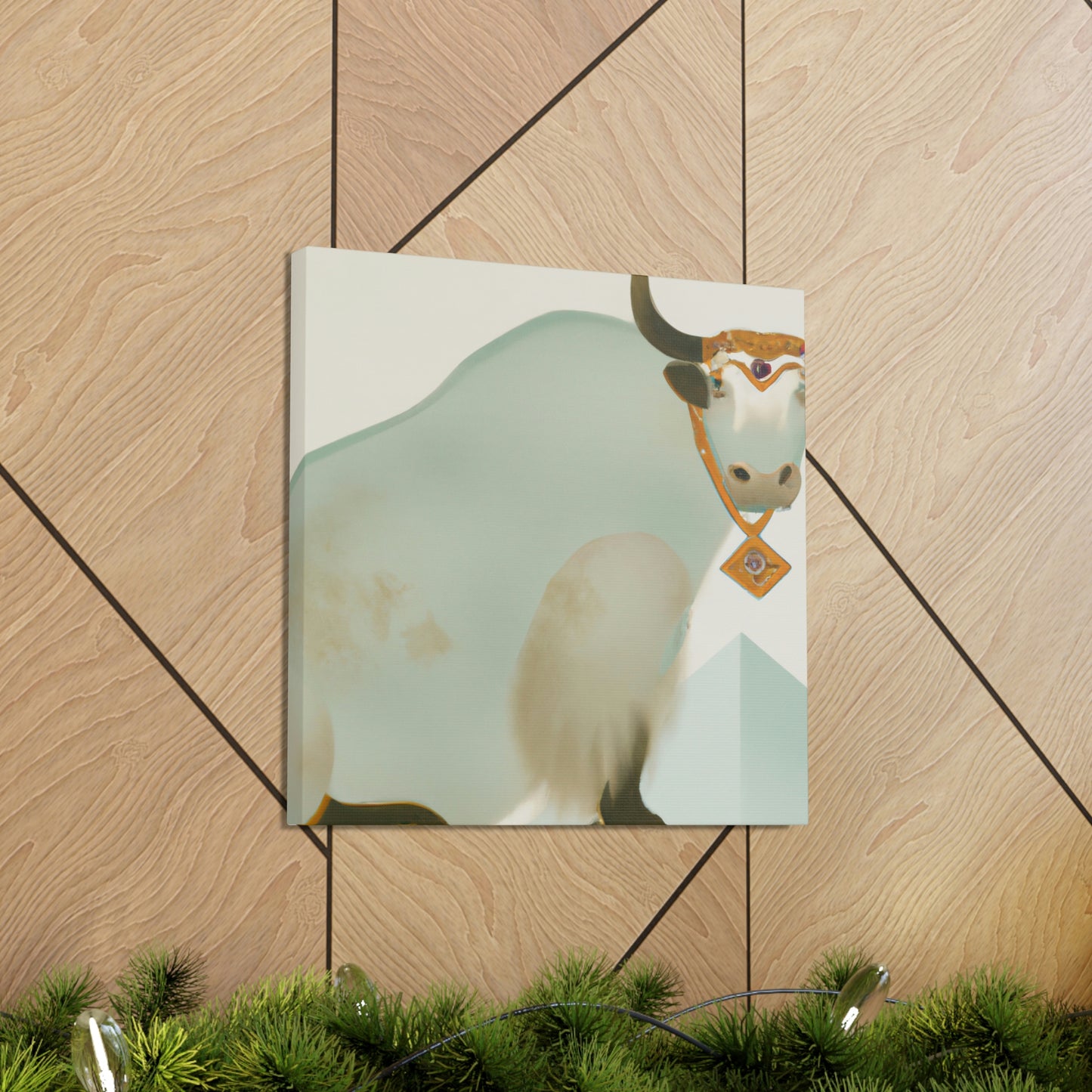 "Yak in Art Deco". - Canvas