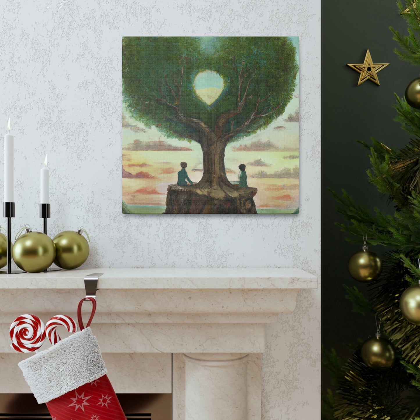 Love Tree Enchantment - Canvas