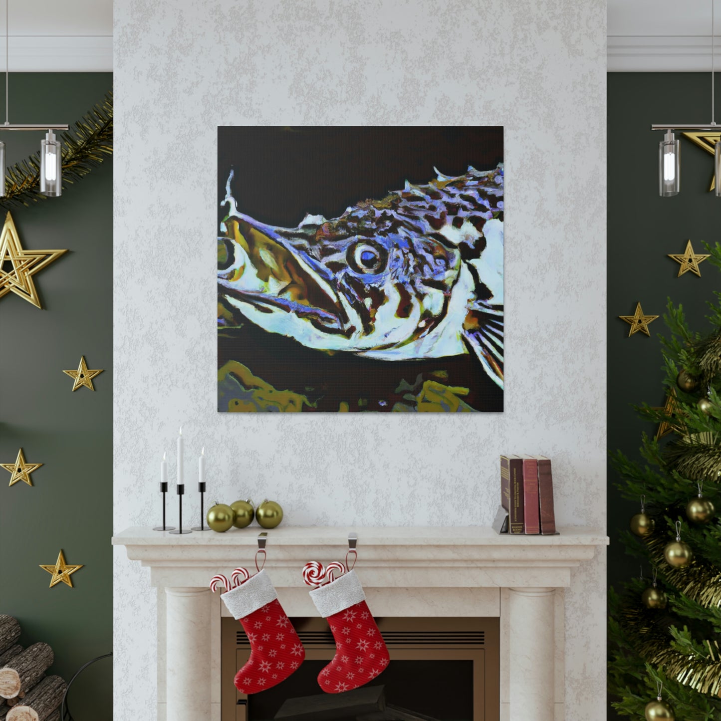 "Corydoras Catfish Abstract" - Canvas