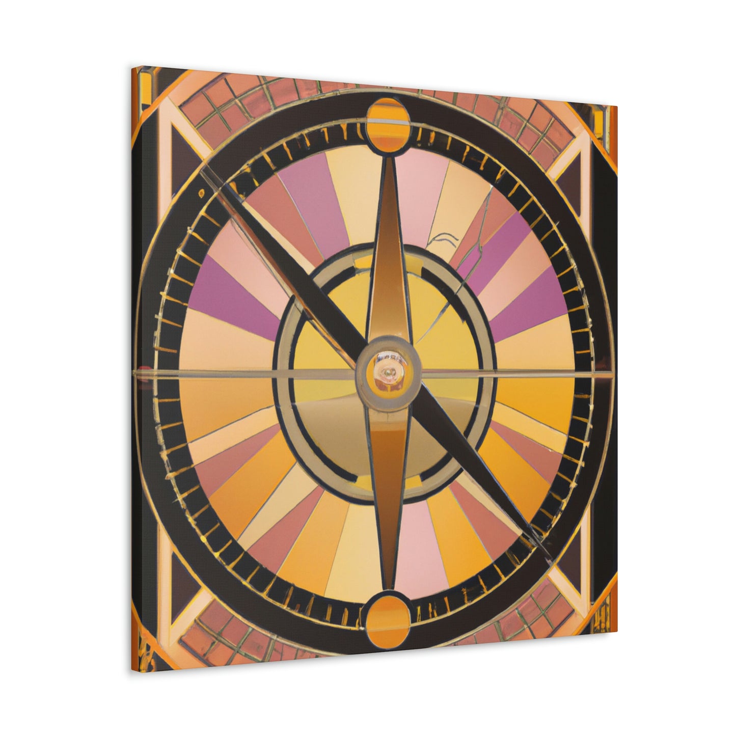 "Compass of Art Deco" - Canvas