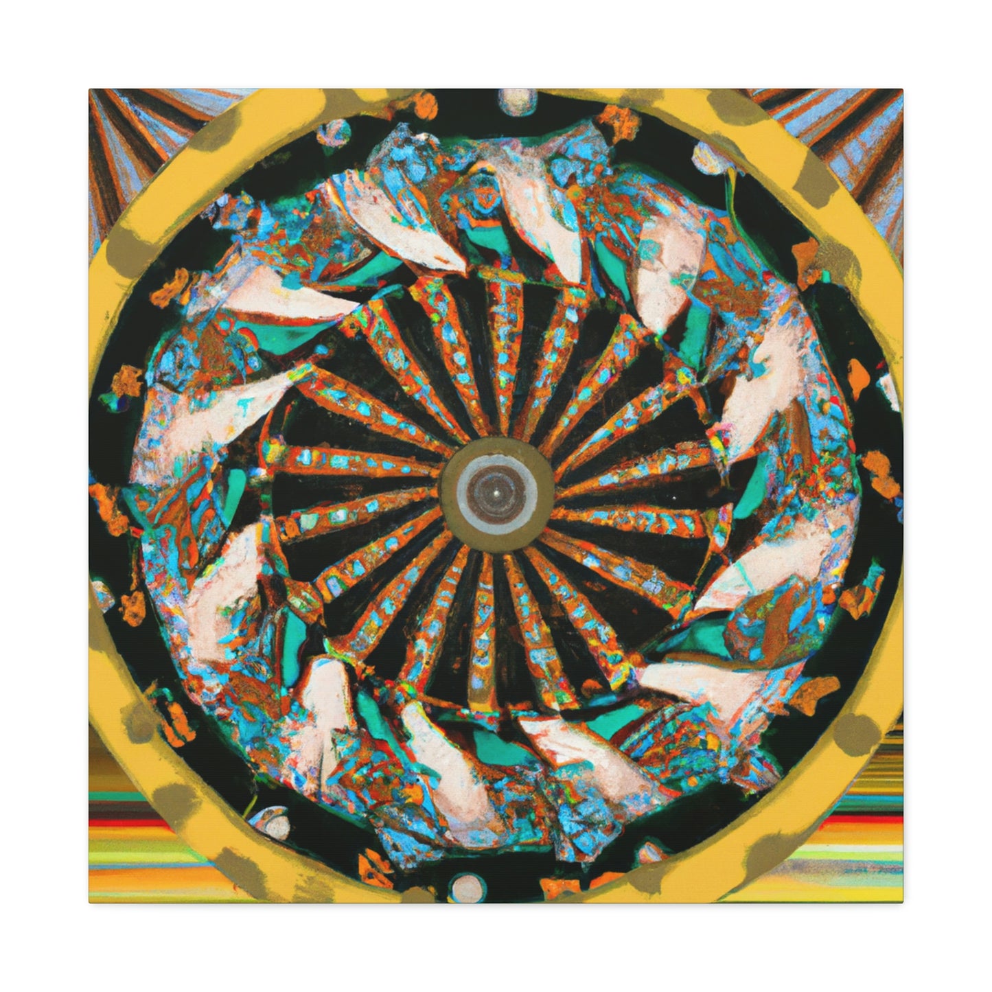 Wheels of Deco Beauty - Canvas