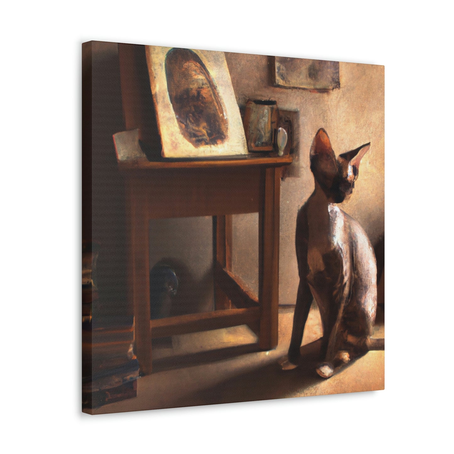 Cat-Shaped Dreamscape - Canvas