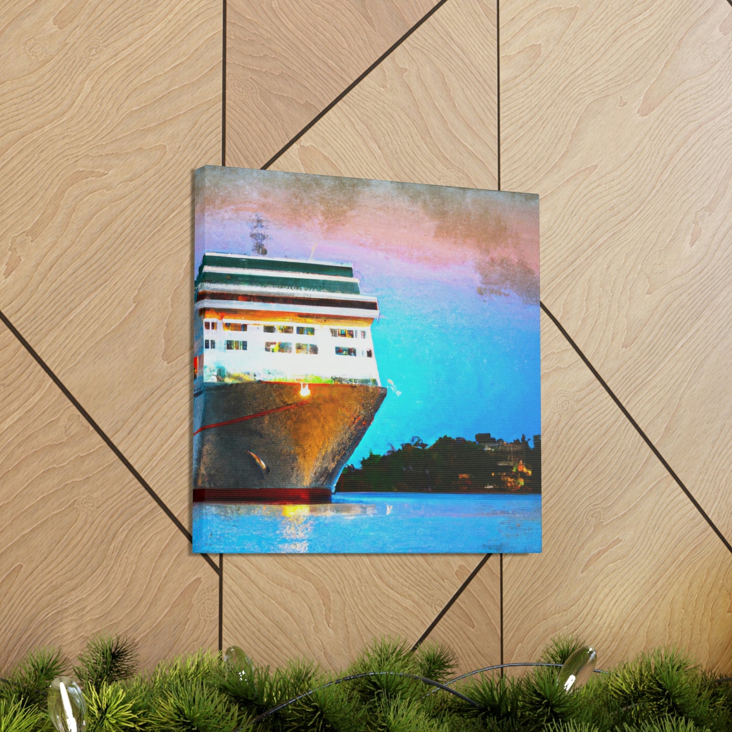 "Cruise Ship Symphony Scene" - Canvas