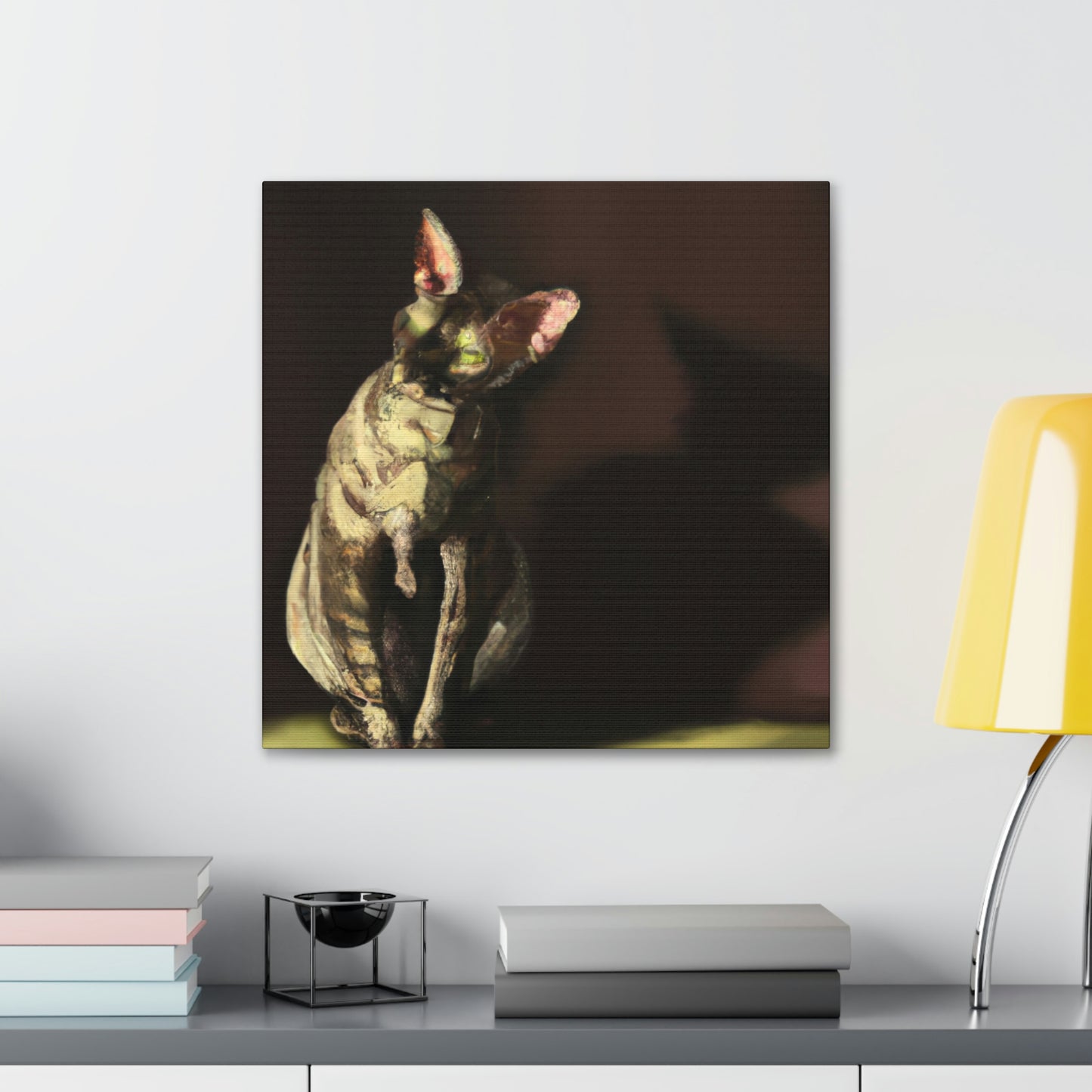 "Devon Rex Minimalism" - Canvas