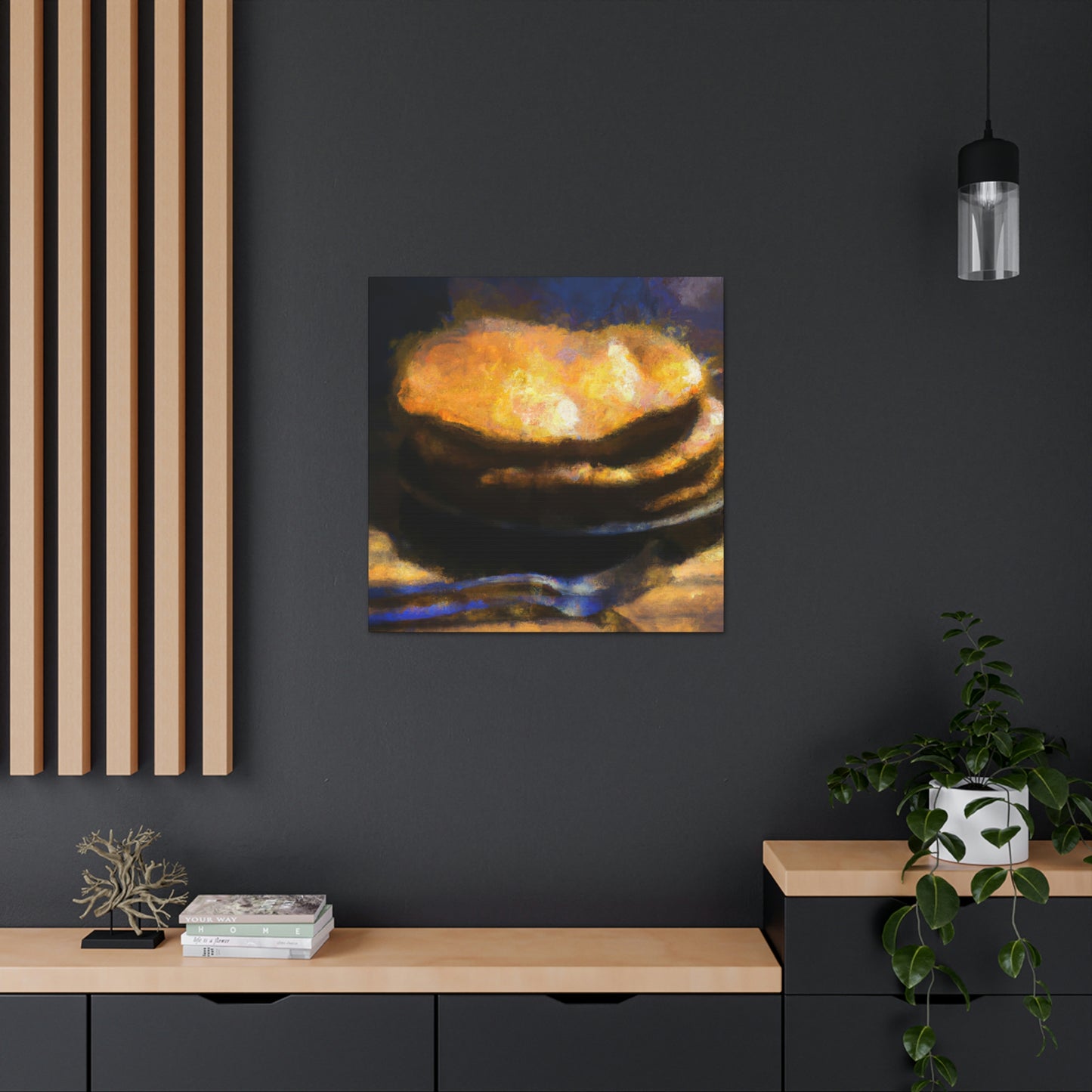 "Pancakes in the Kitchen" - Canvas