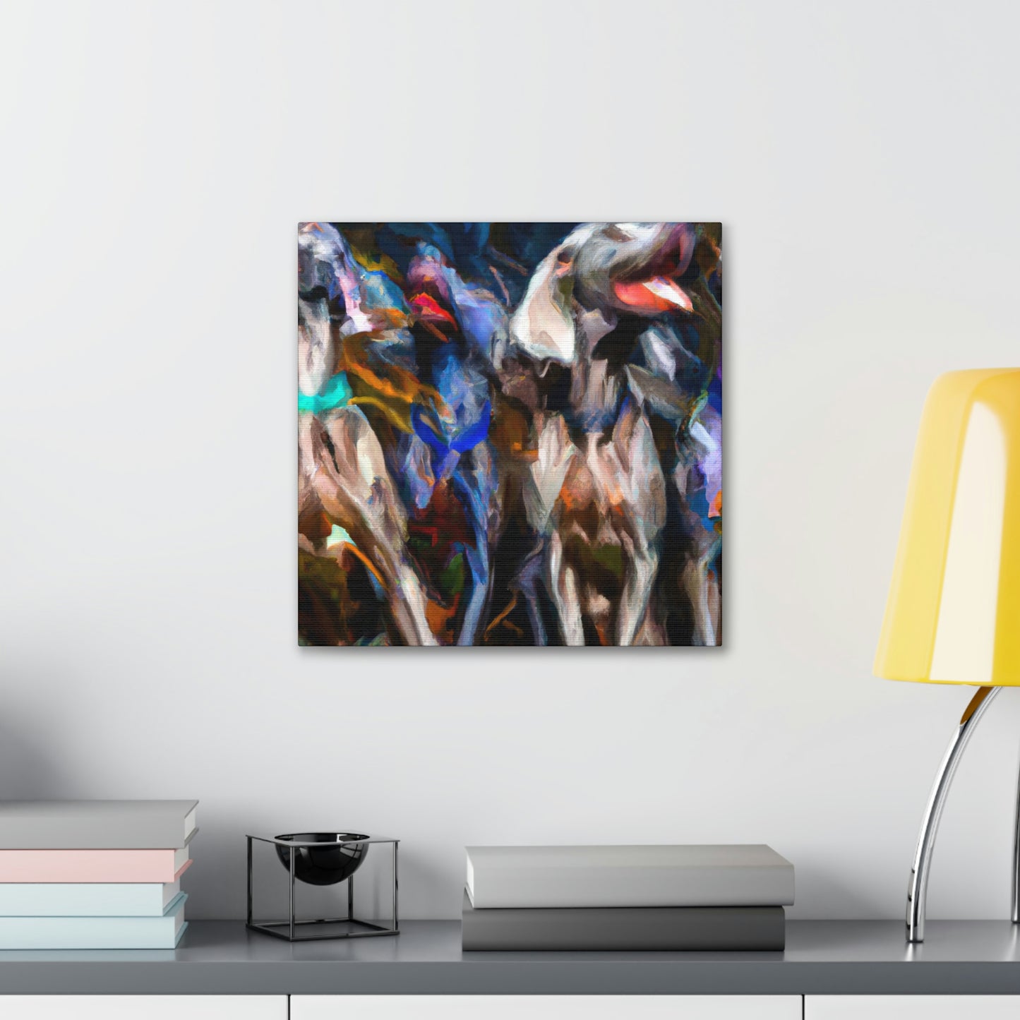 Weimaraner Wonderment - Canvas