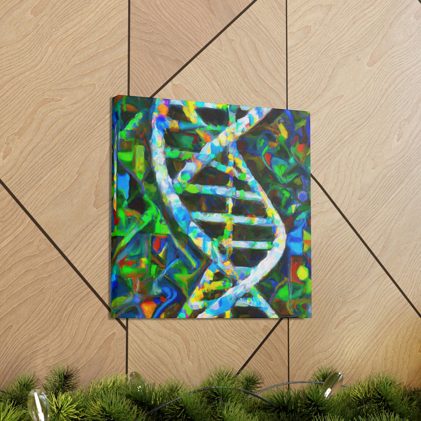 "Chromosomal Color Harmony" - Canvas