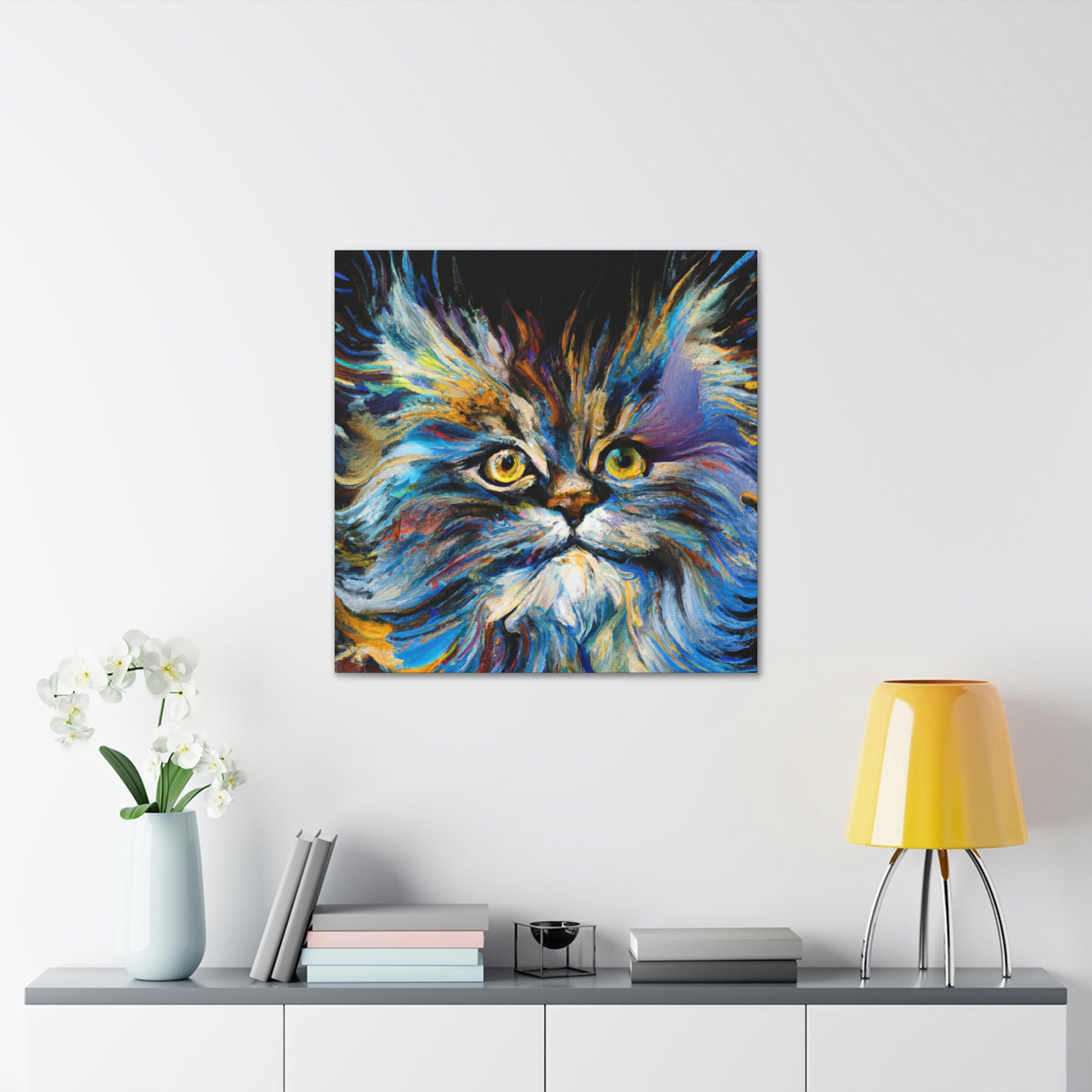 Maine Coon Expressionism - Canvas