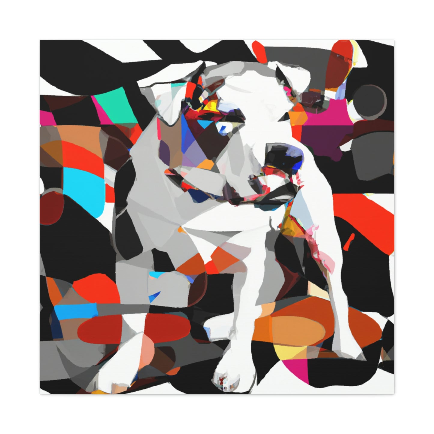 "American Bulldog Iconography" - Canvas