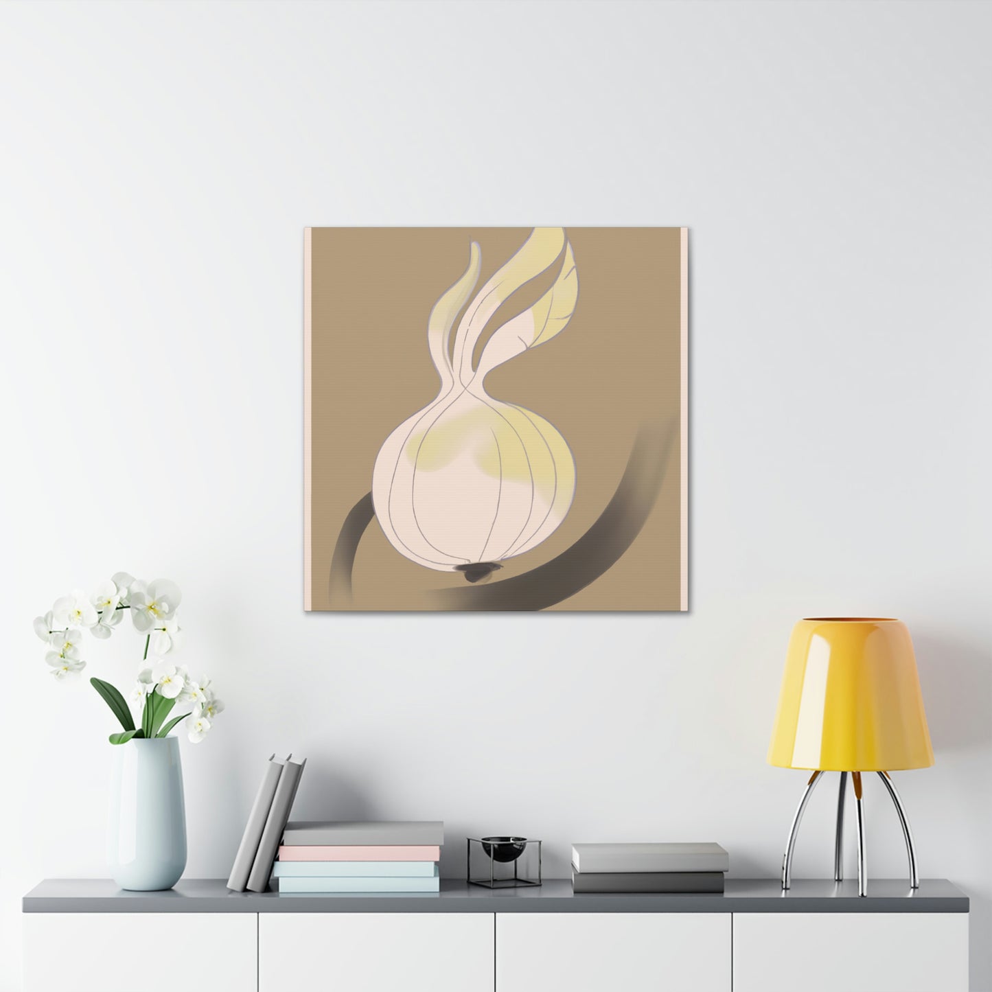 "Onion in Art Deco" - Canvas